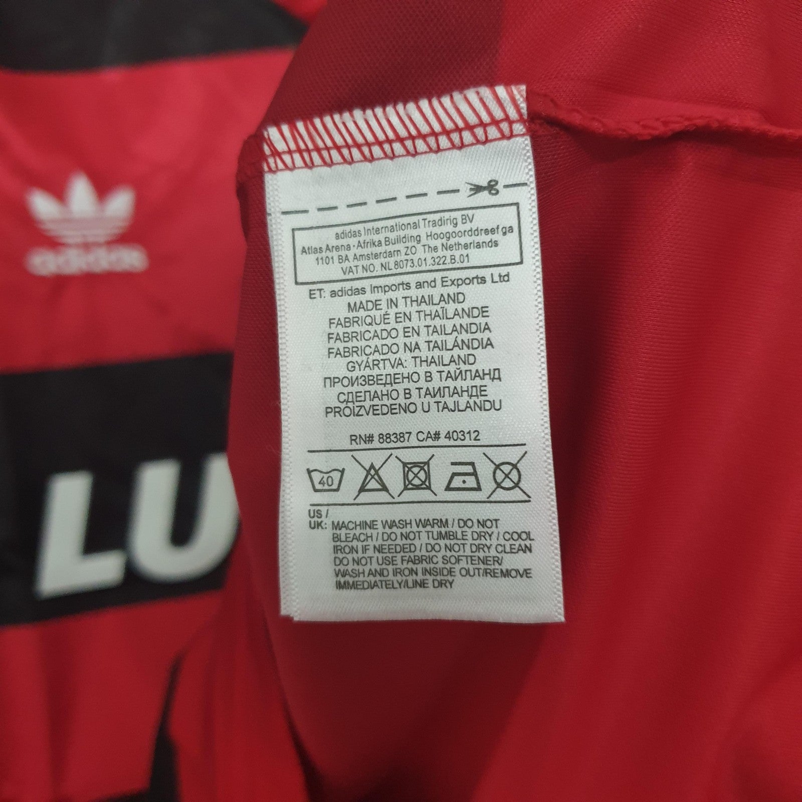 Flamengo 1990 retro shirt home