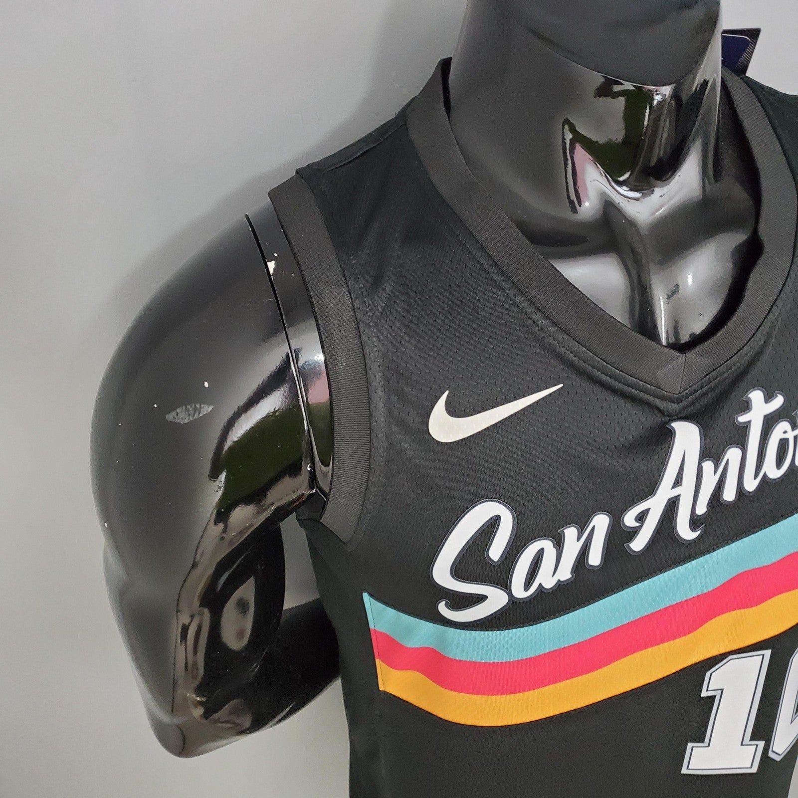 New Derozan#10 Season Spurs City Edition Black Nba Jersey