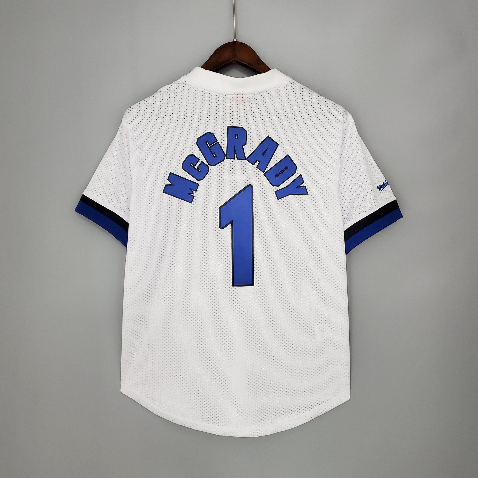 Mitchellness Magic White No 1 Mcgrady Retro Mesh Short Sleeve