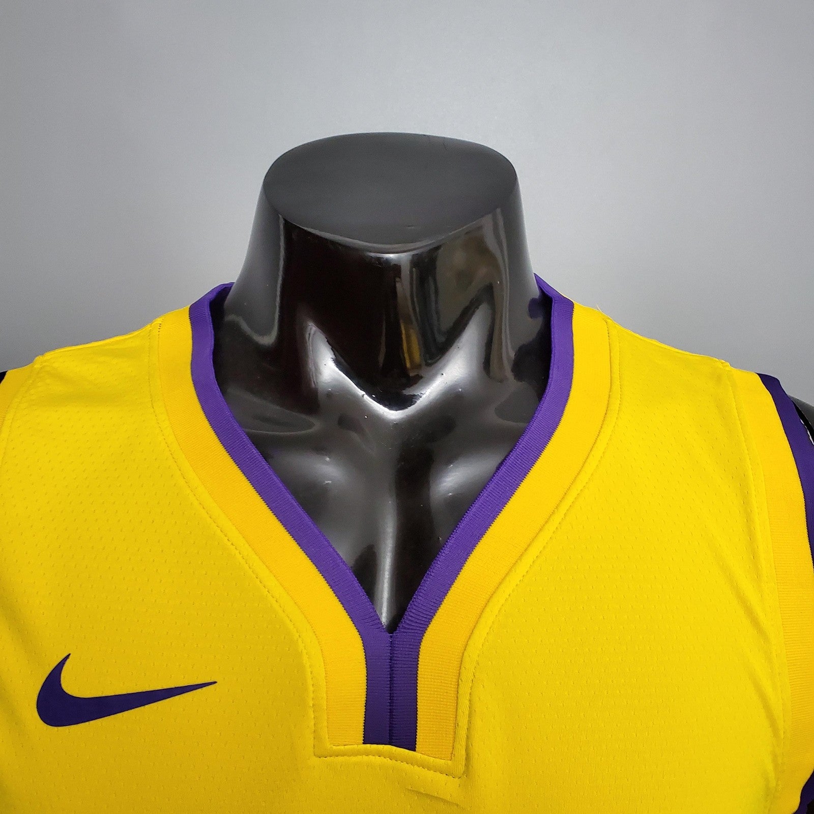 Davis #3 Los Angeles Lake V Neck City Edition Yellow Nba Jersey Nike Connect Recognition