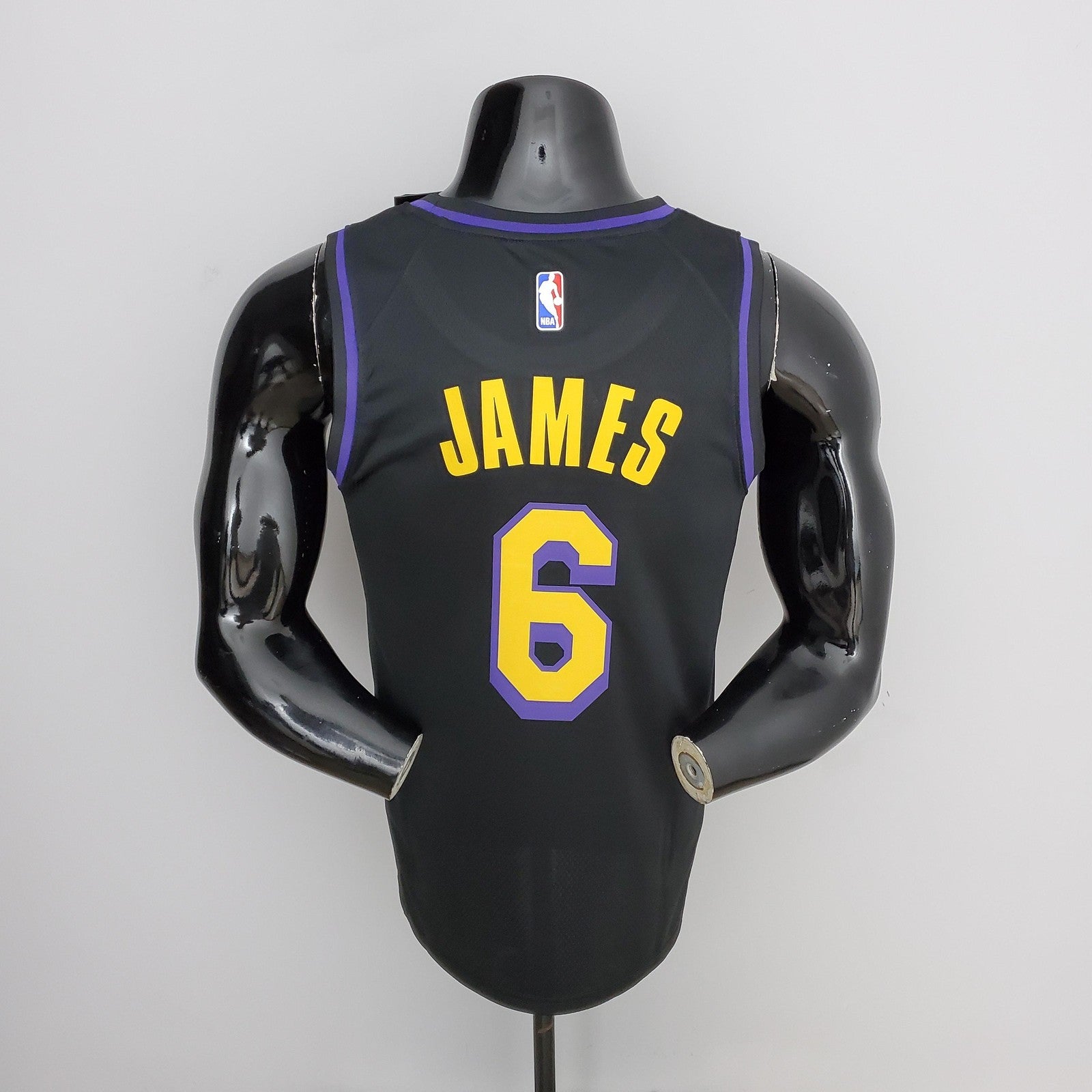 2021 James#6 Los Angeles Lakers Black Latin Black Nba Jersey