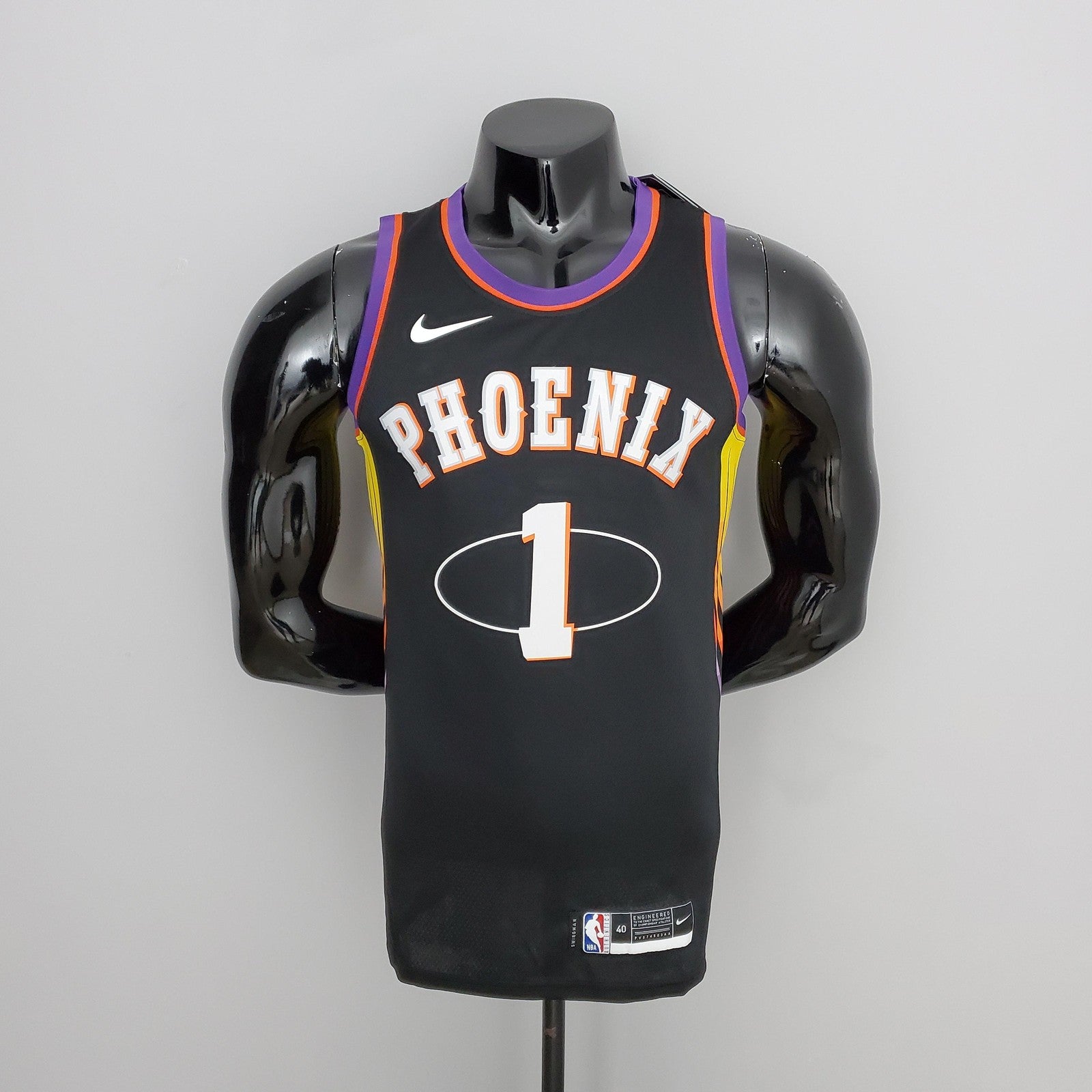 2022 Season Booker #1 Suns City Edition Black Nba Jersey