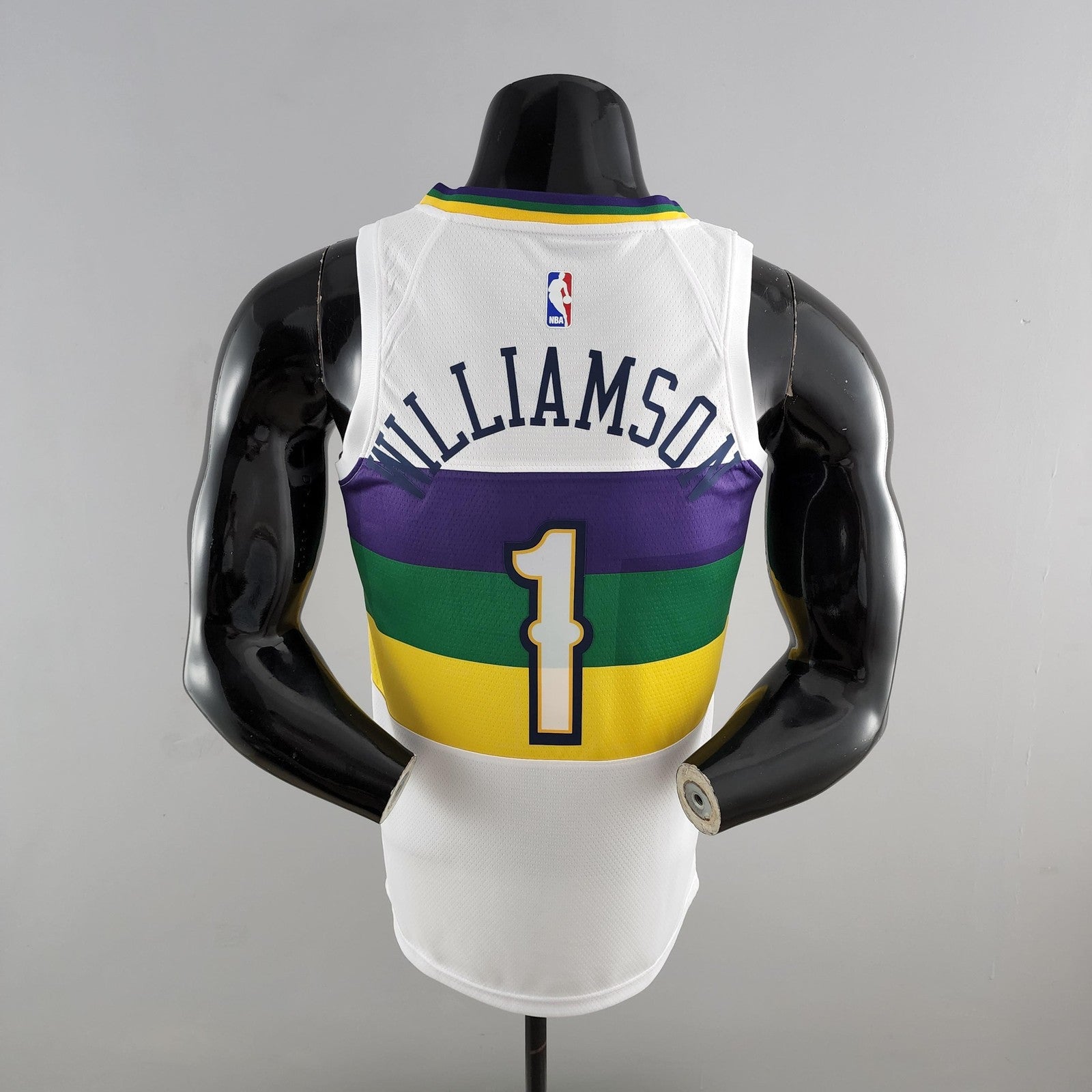 2018 New Orleans Pelicans Wlliamsin#1 Urban Edition White Nba Jersey