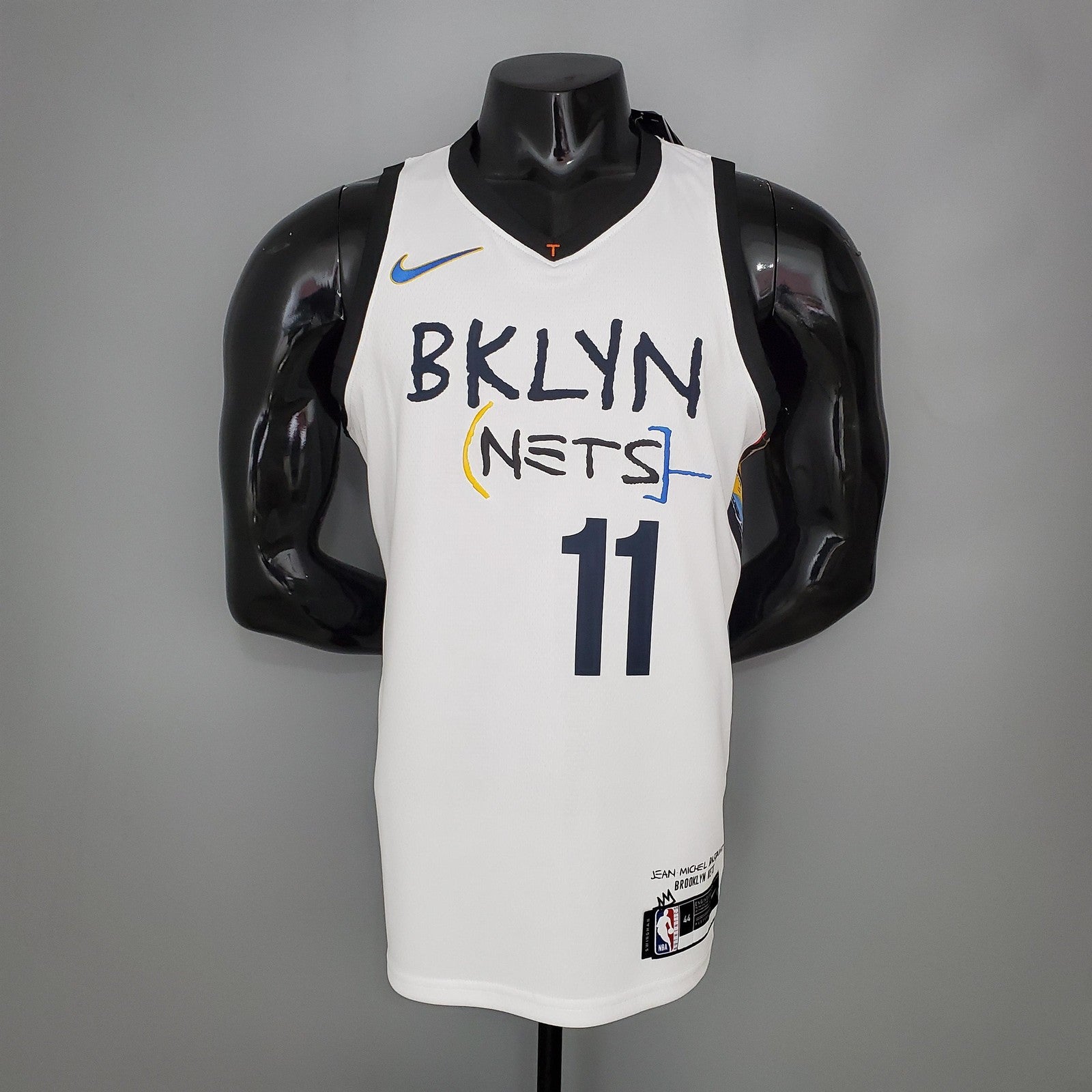Irving#11 Brooklyn Nets Graffiti White Nba Jersey