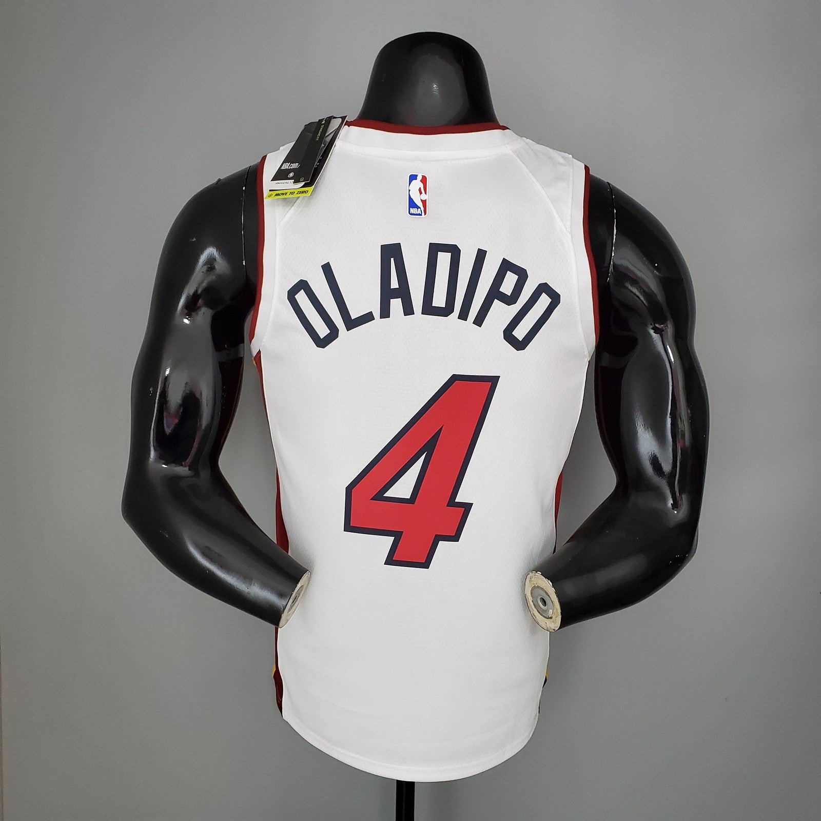 Miami Heat Oladipo#4 White Nba Jersey