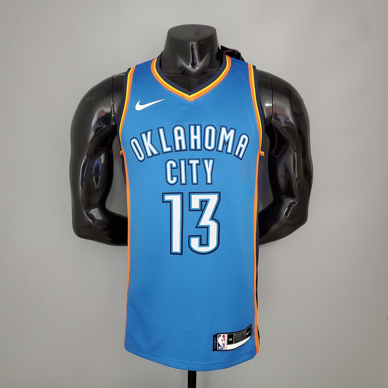 George#13 Thunder Blue Nba Jersey