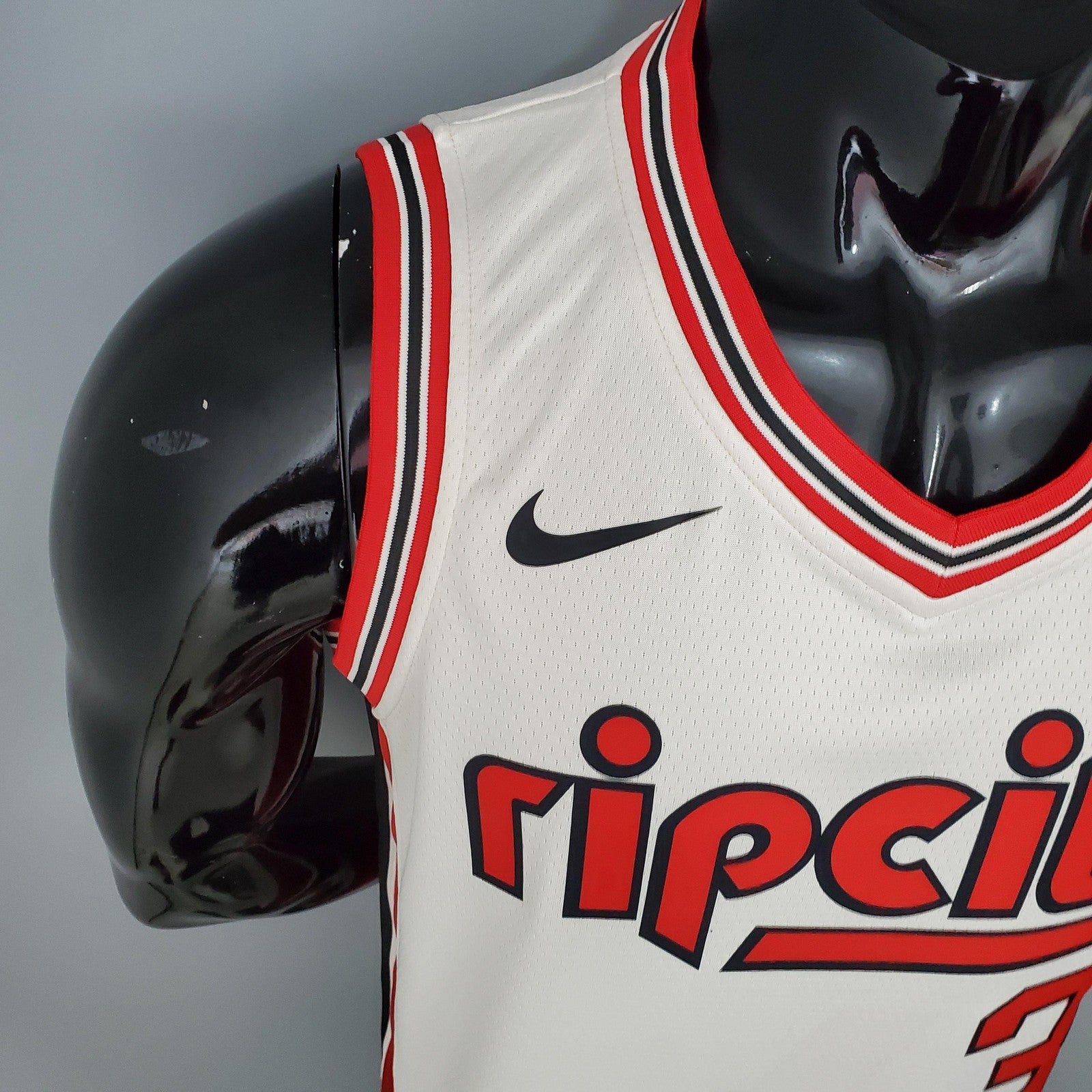 Mccollum#3 Portland Trail Blazers Beige Nba Jersey