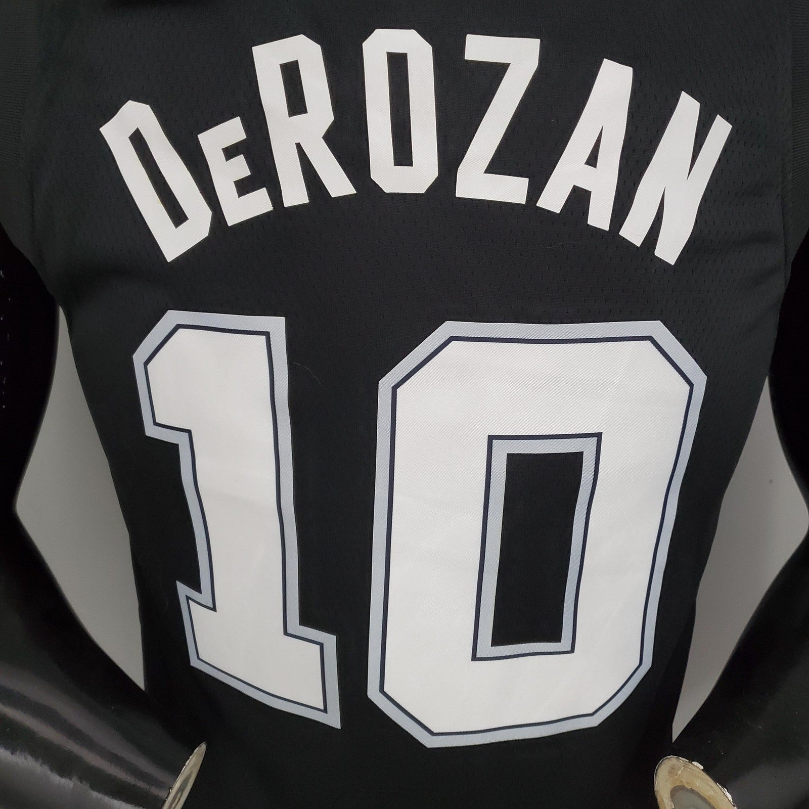 New Derozan#10 Season Spurs City Edition Black Nba Jersey
