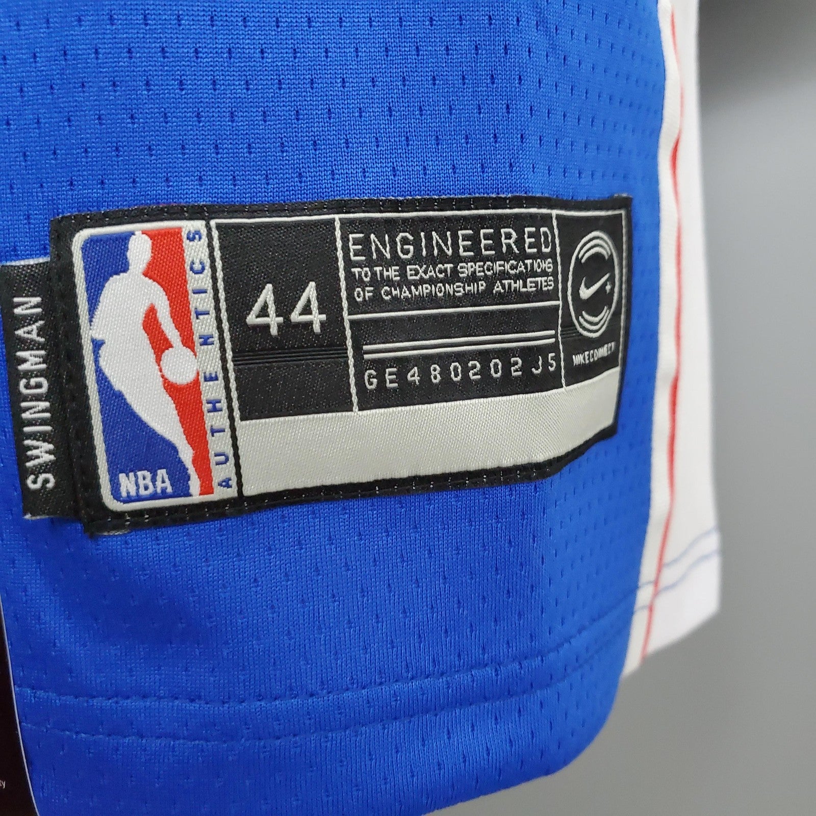 Embiid #21 Detroit Pistons Blue Nba Jersey Nike Connect Recognition