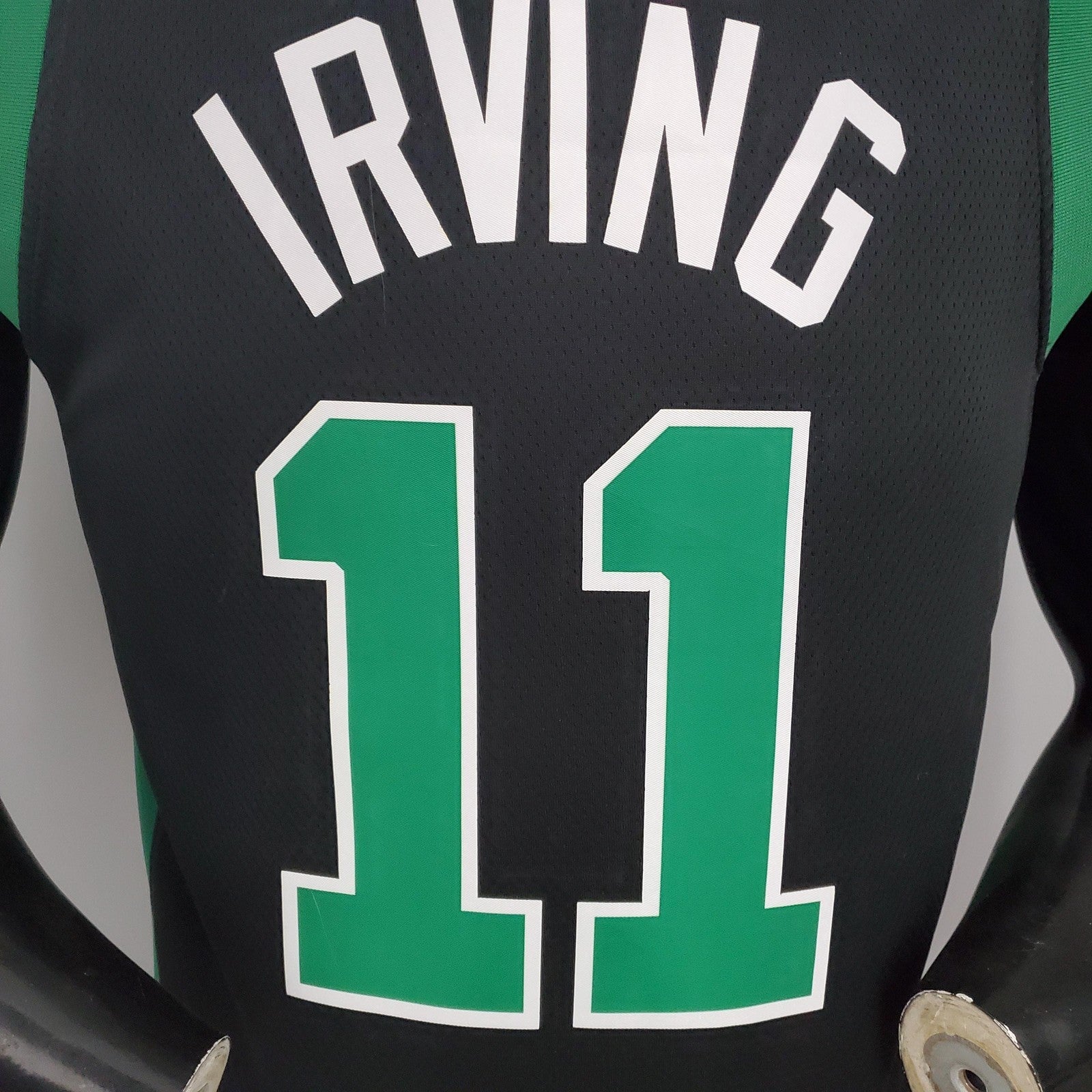 Irving #11 Celtics White Jordan Theme Black Nba Jersey
