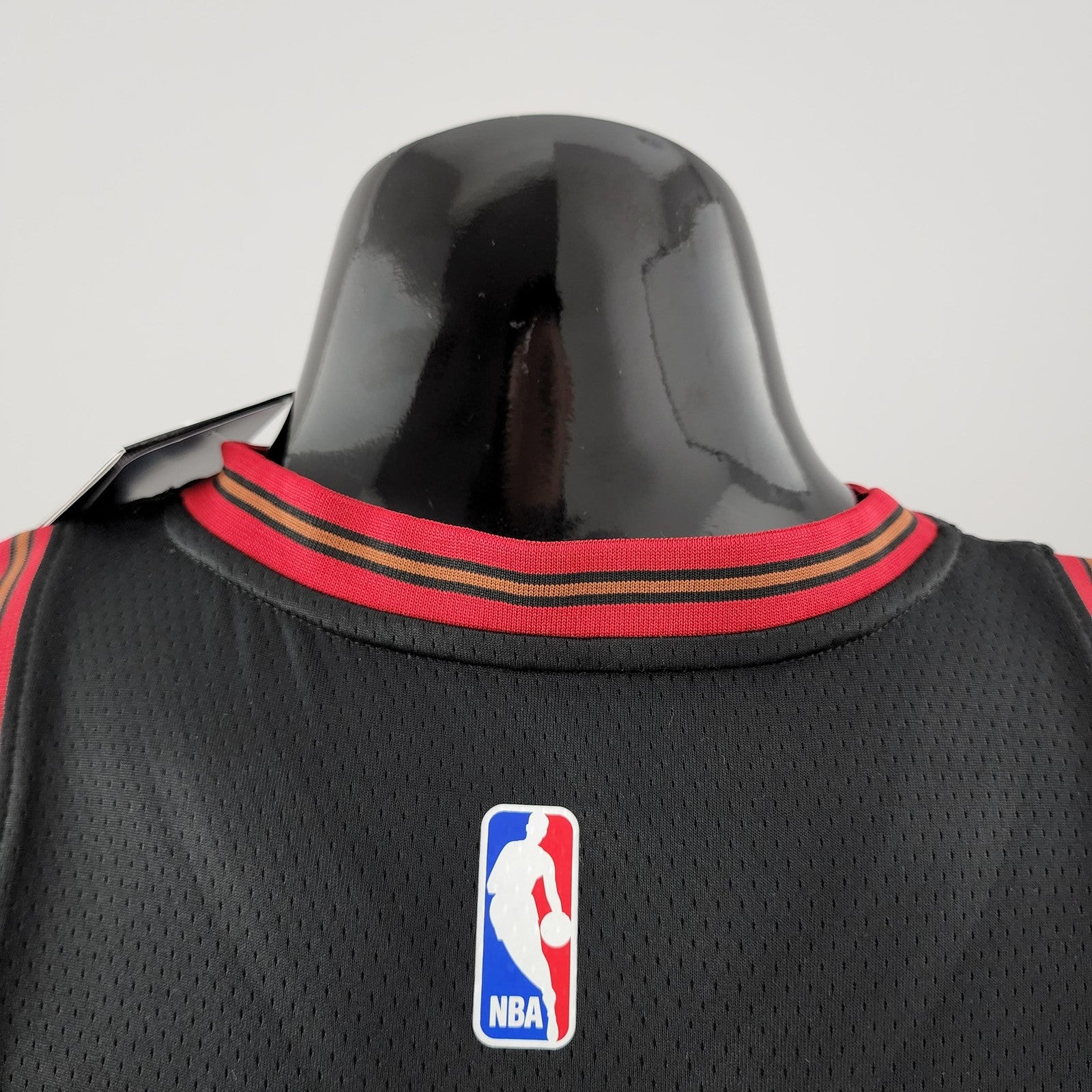 Retro Philadelphia 76ers Iverson #3 Big Meteor Black Nba Jersey