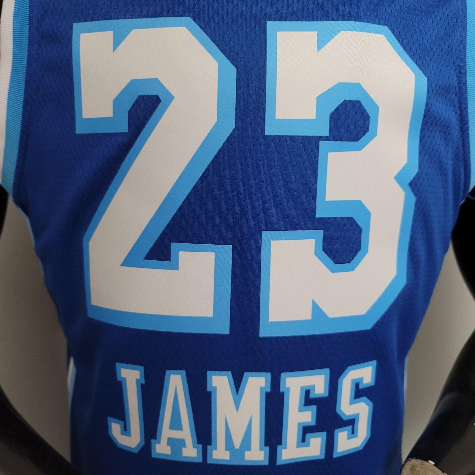 Retro Night James #23 Los Angeles Lakers Blue Nba Jersey Nike Connect Recognition
