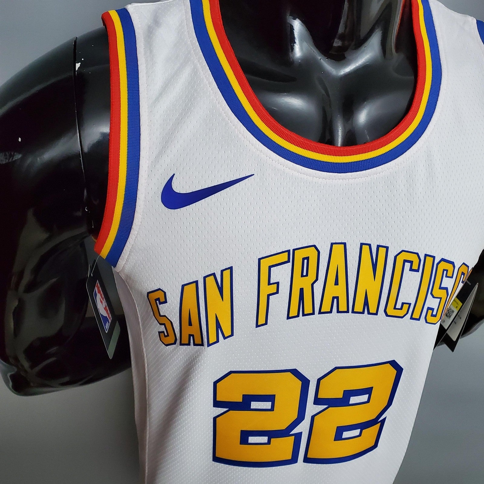 Warriors San Francisco Wiggins#22 White