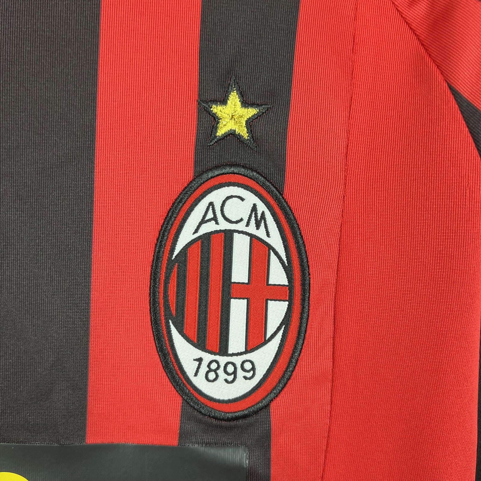 Retro Long Sleeve Ac Milan 07 08 Home