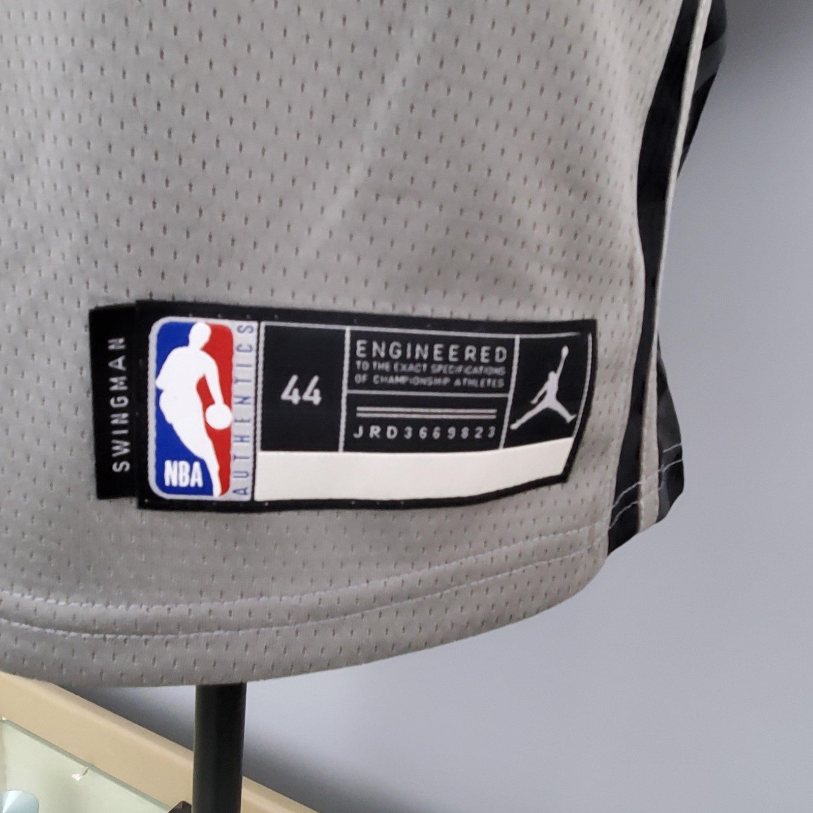 Nets Griffin #2 Flying Man Grey Nba Jersey