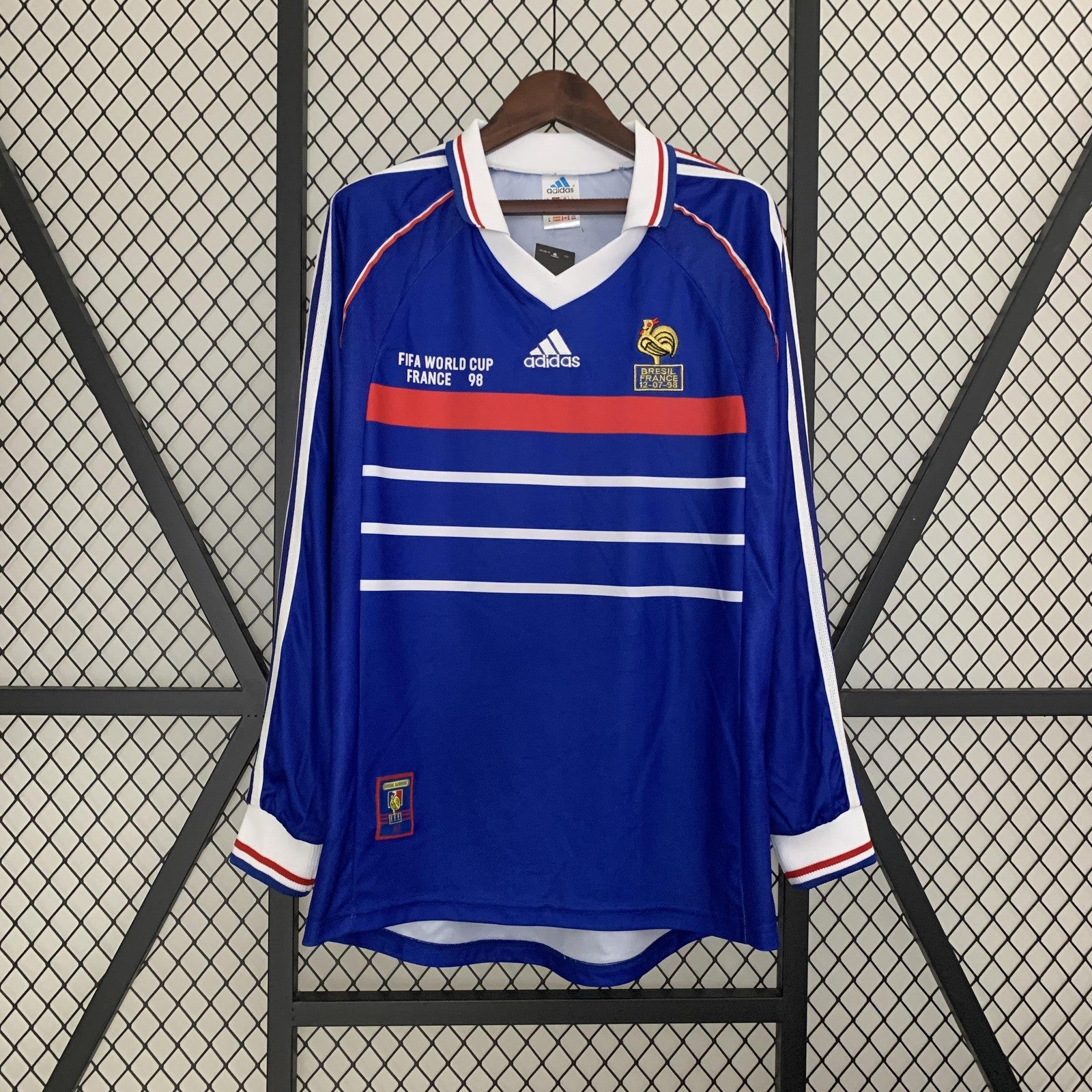 Retro Long Sleeve France 1998 Home
