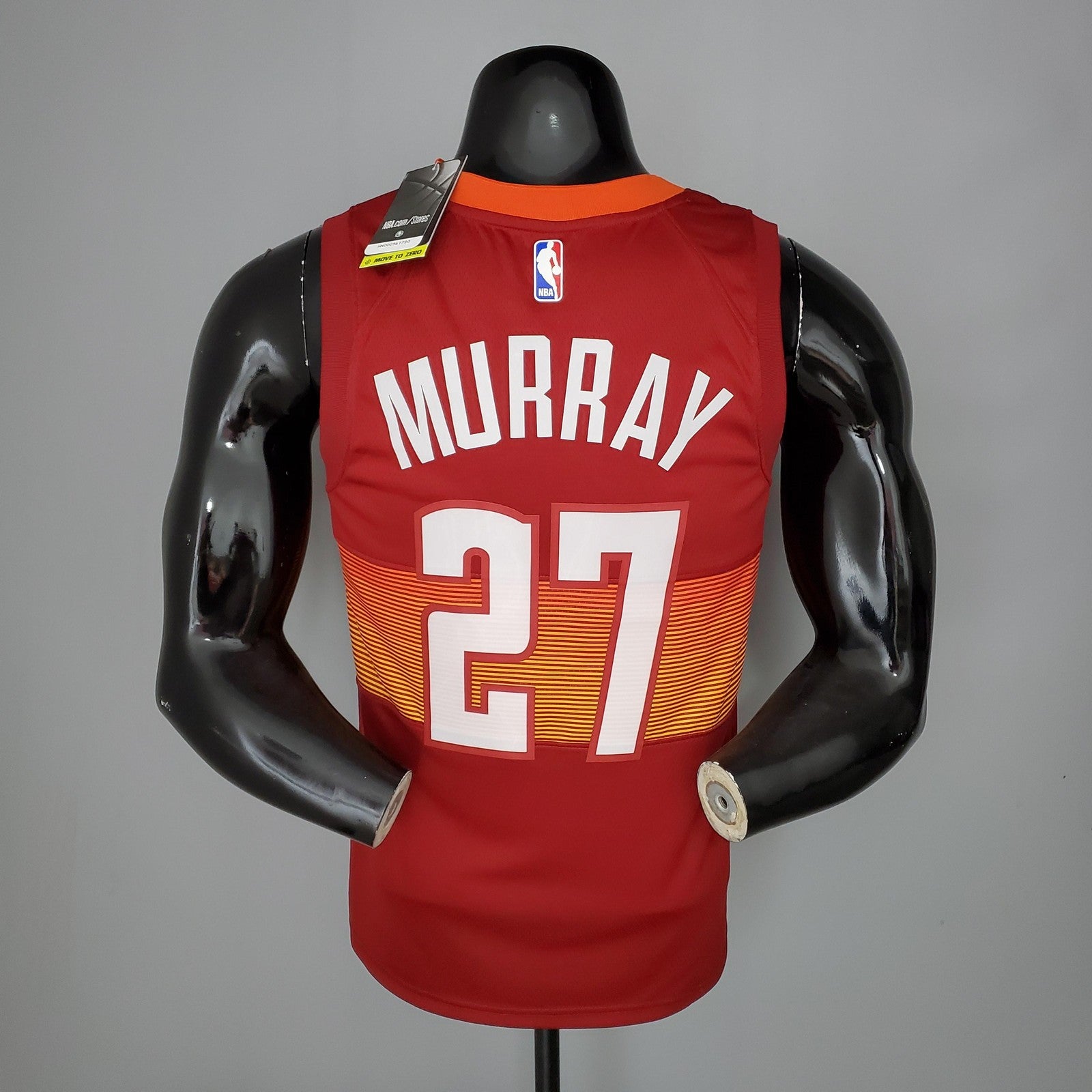 2021 Murray#27 Nuggets City Edition Red Nba Jersey