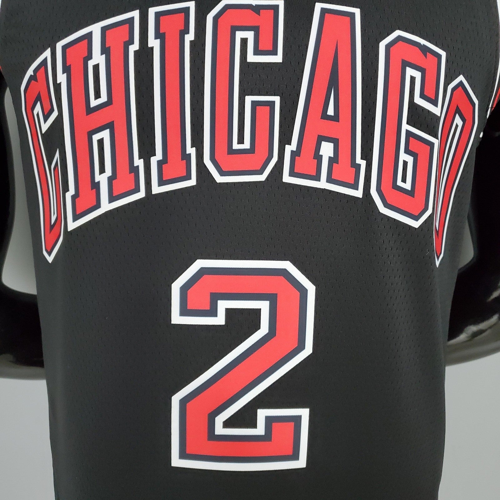 Ball#2 Chicago Bulls Black Nba Jersey