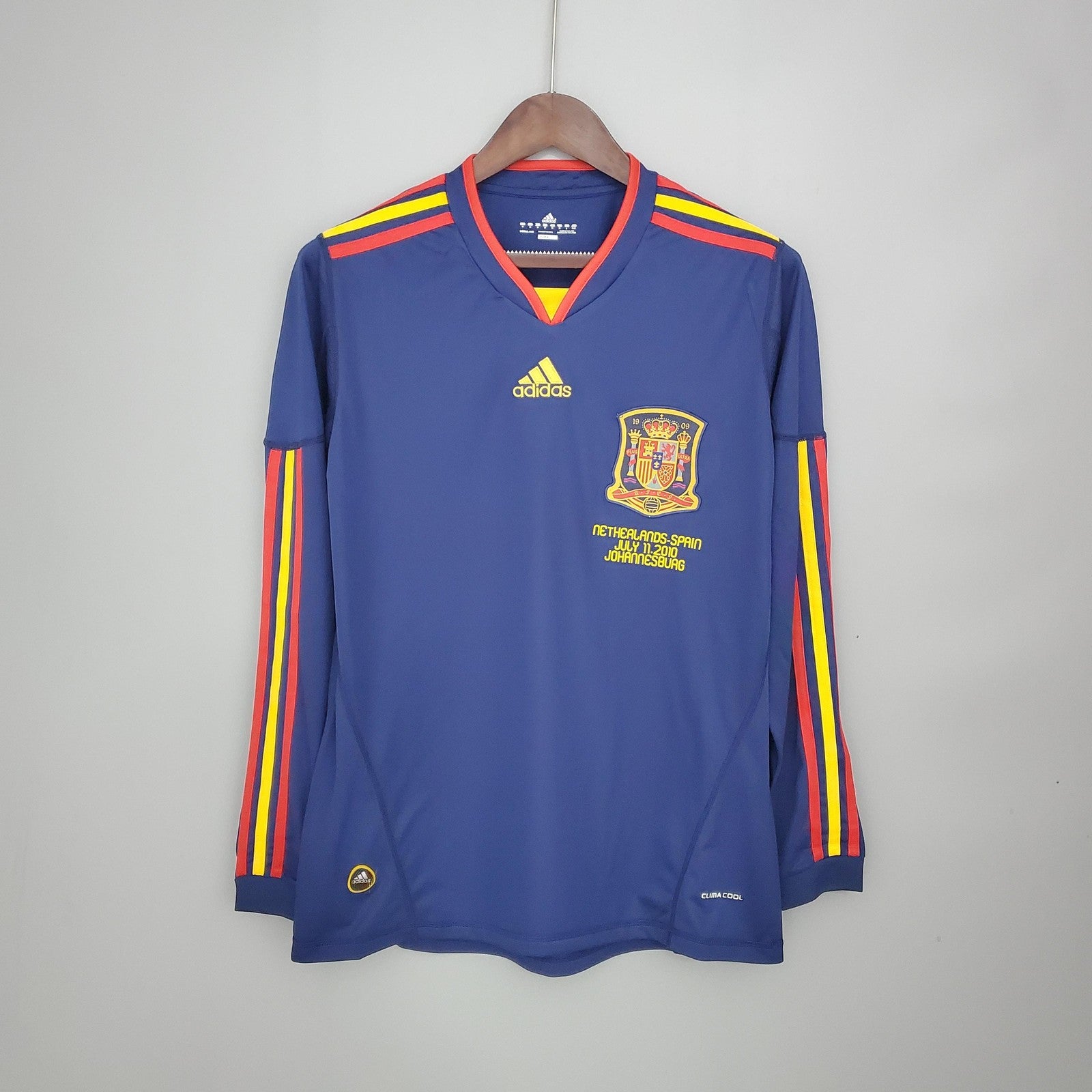 Retro Long Sleeve Spain 2010 Away