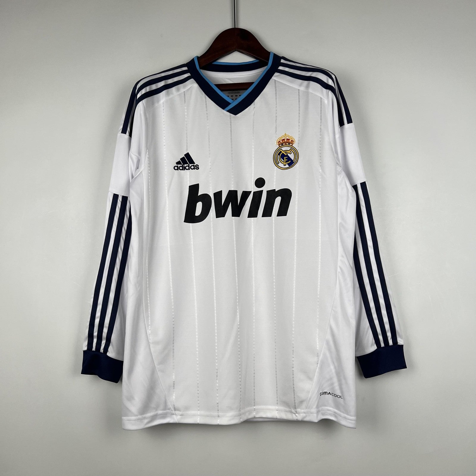 Retro Real Madrid 12 13 Long Sleeve Home