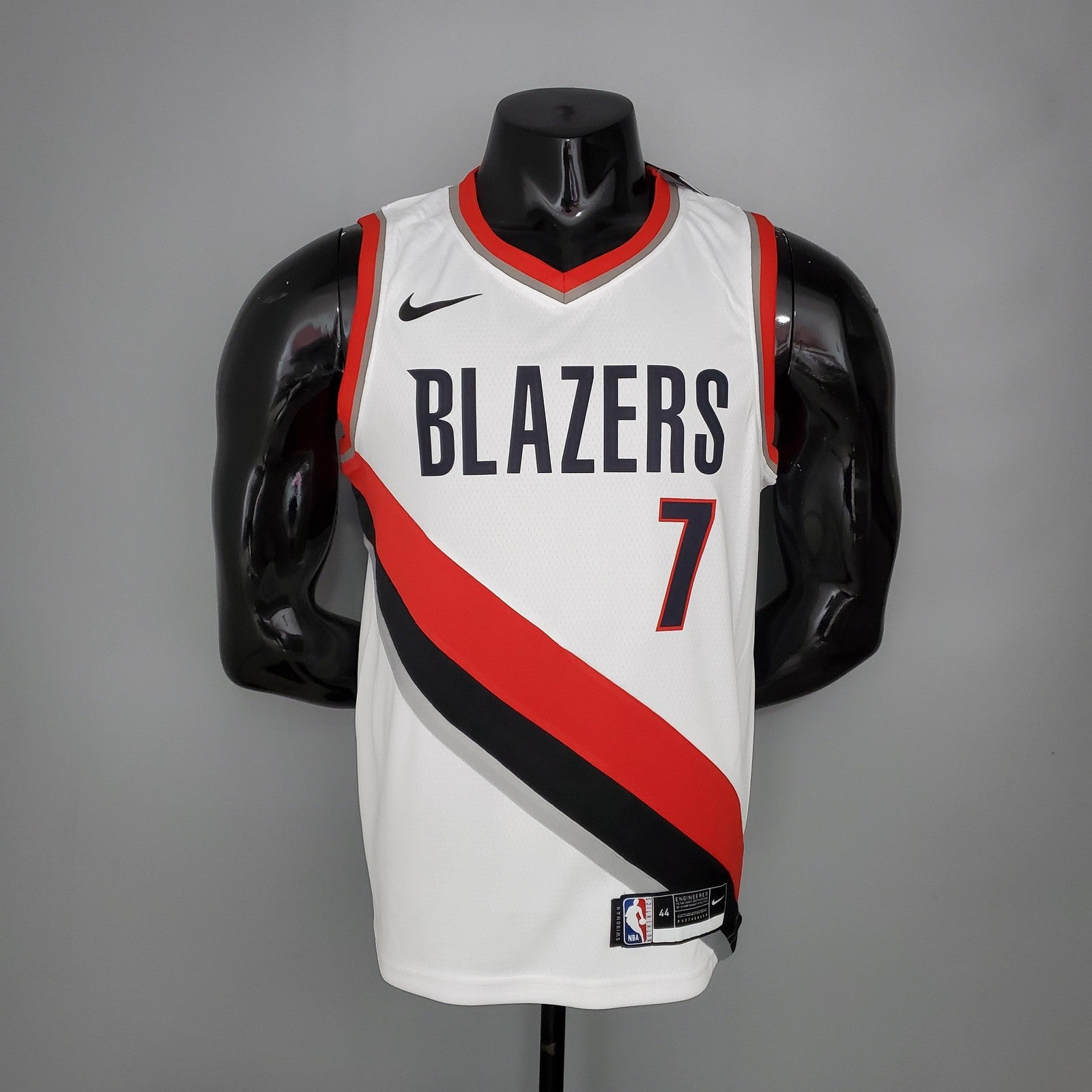2021 Roy#7 Trail Blazers Home White Nba Jersey