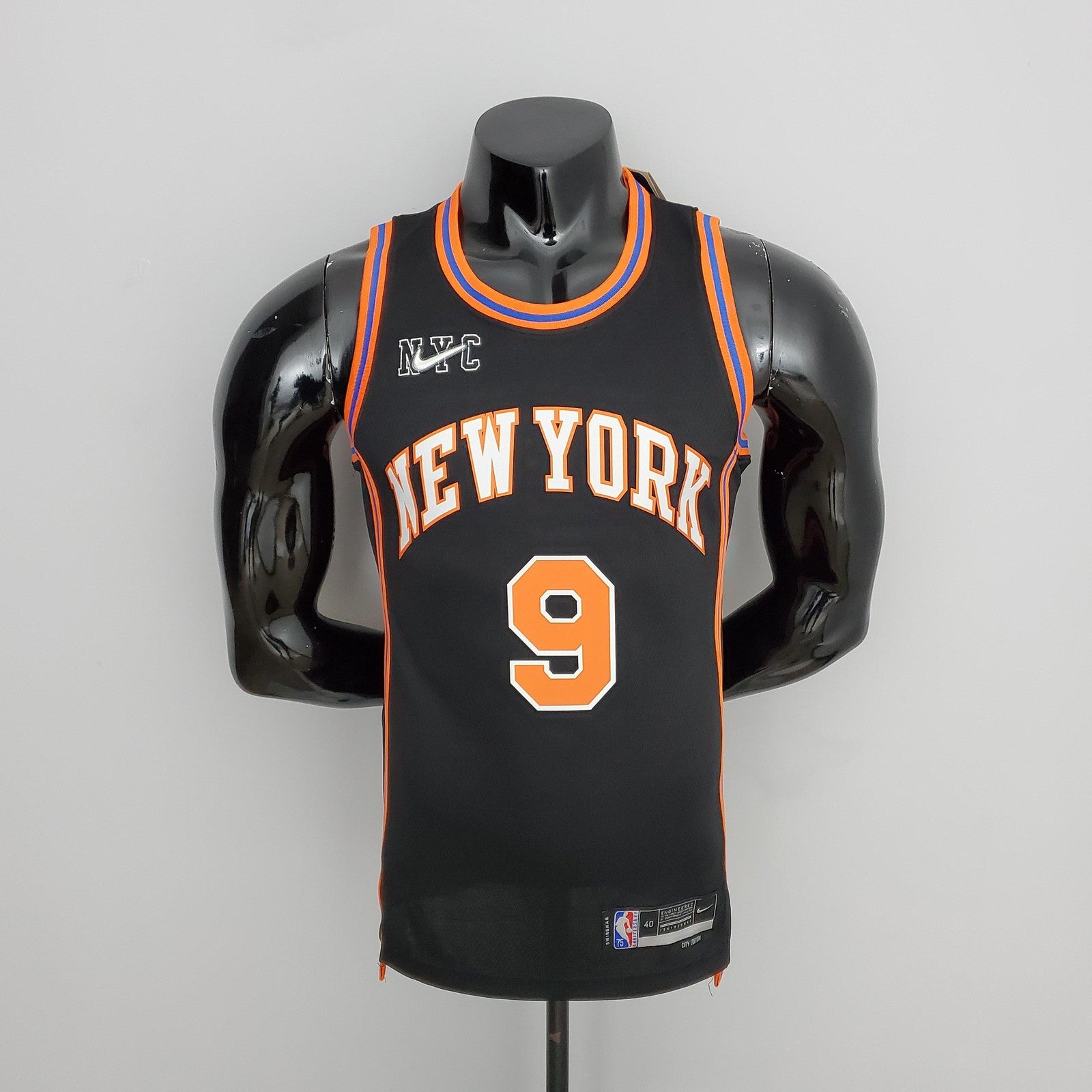 2022 Season Barrett #9 Knicks Urban Edition Black Nba Jersey