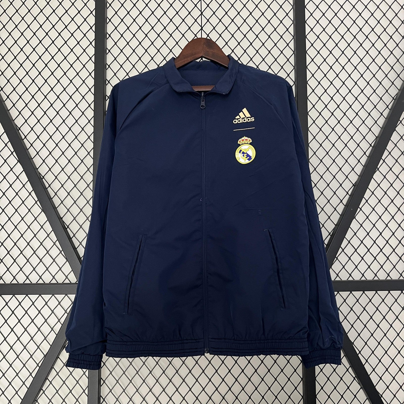 24 25 Real Madrid Trench Coat Reversible 7