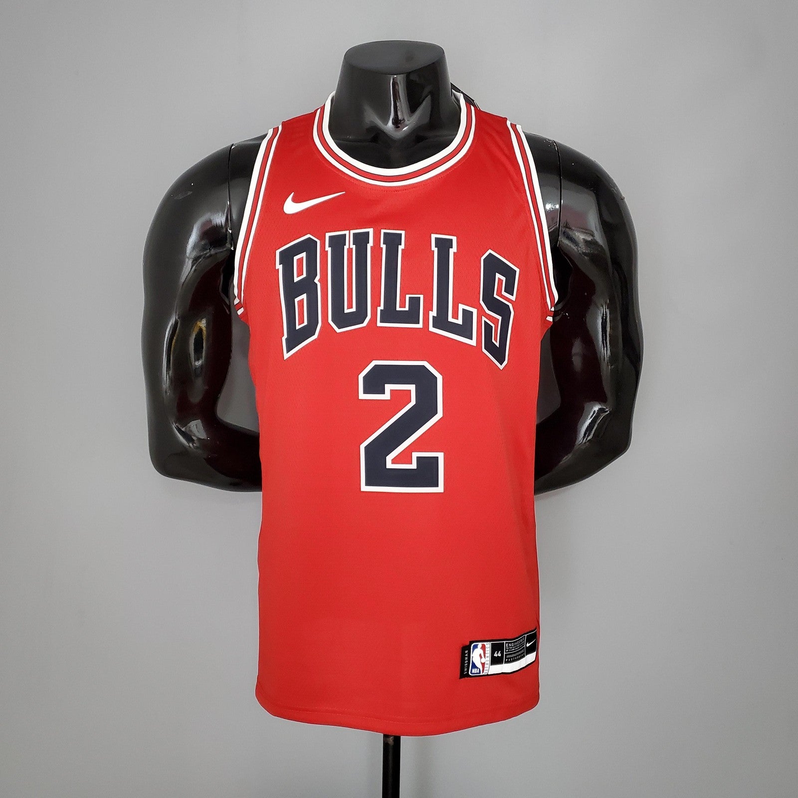 Ball#2 Chicago Bulls Red Nba Jersey