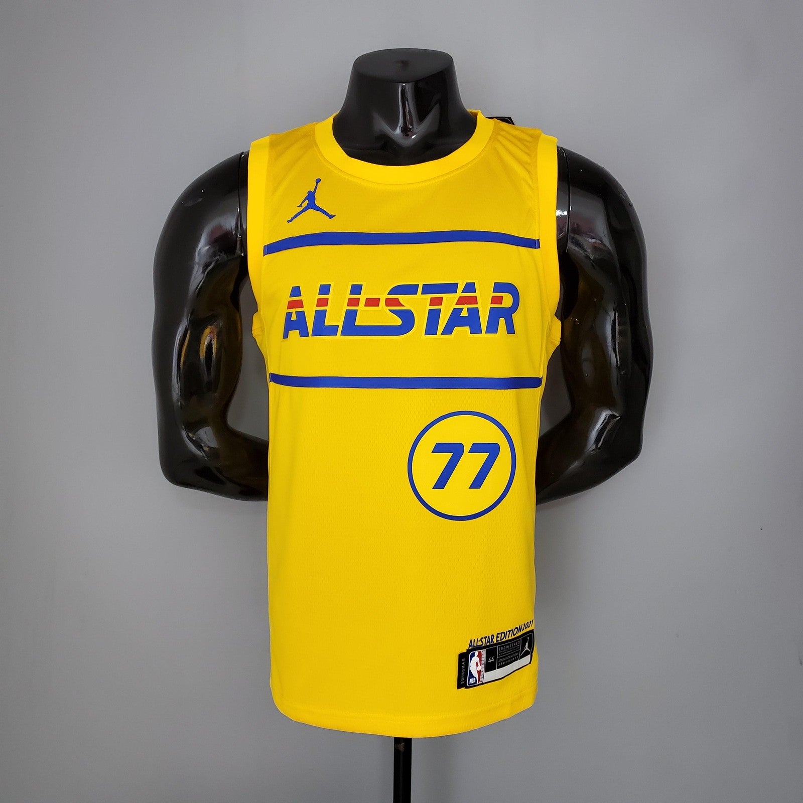 2021 Doncic#77 All Star Yellow Nba Jersey