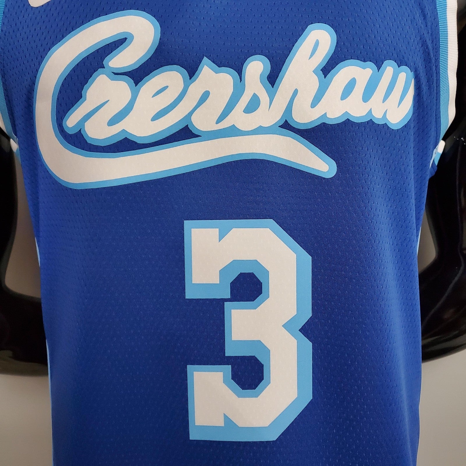 New Davis#3 Lakers Blue Nba Jersey Nike Connect Recognition