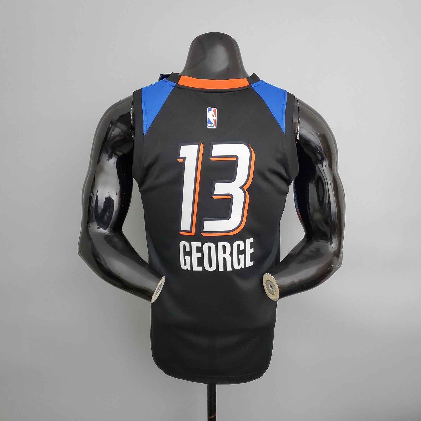 Thunder George #13 City Edition Black Nba Jersey