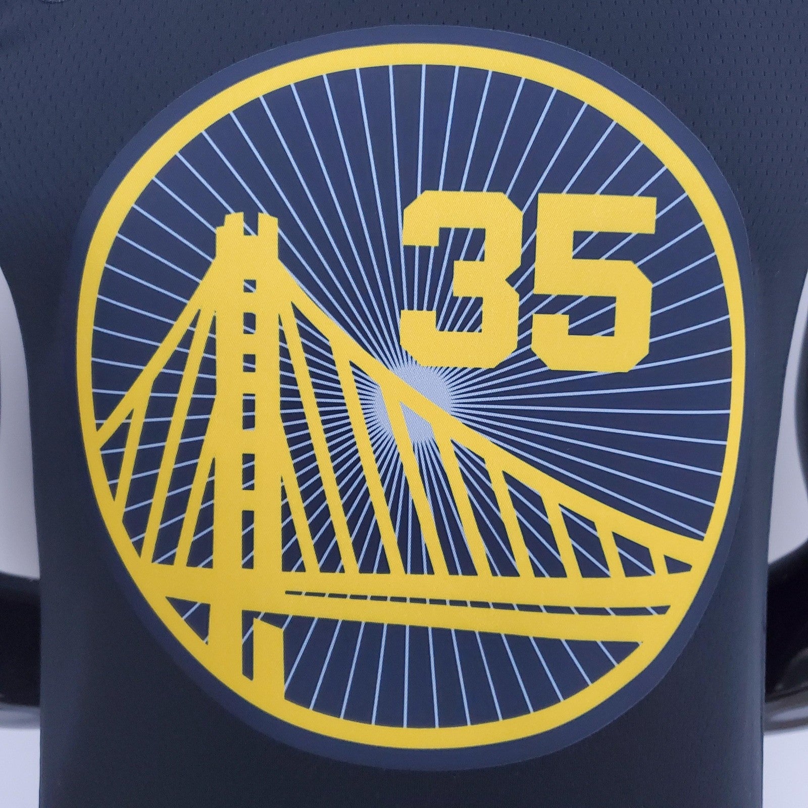 2022 Season Durant #35 Warriors City Edition Black Nba Jersey