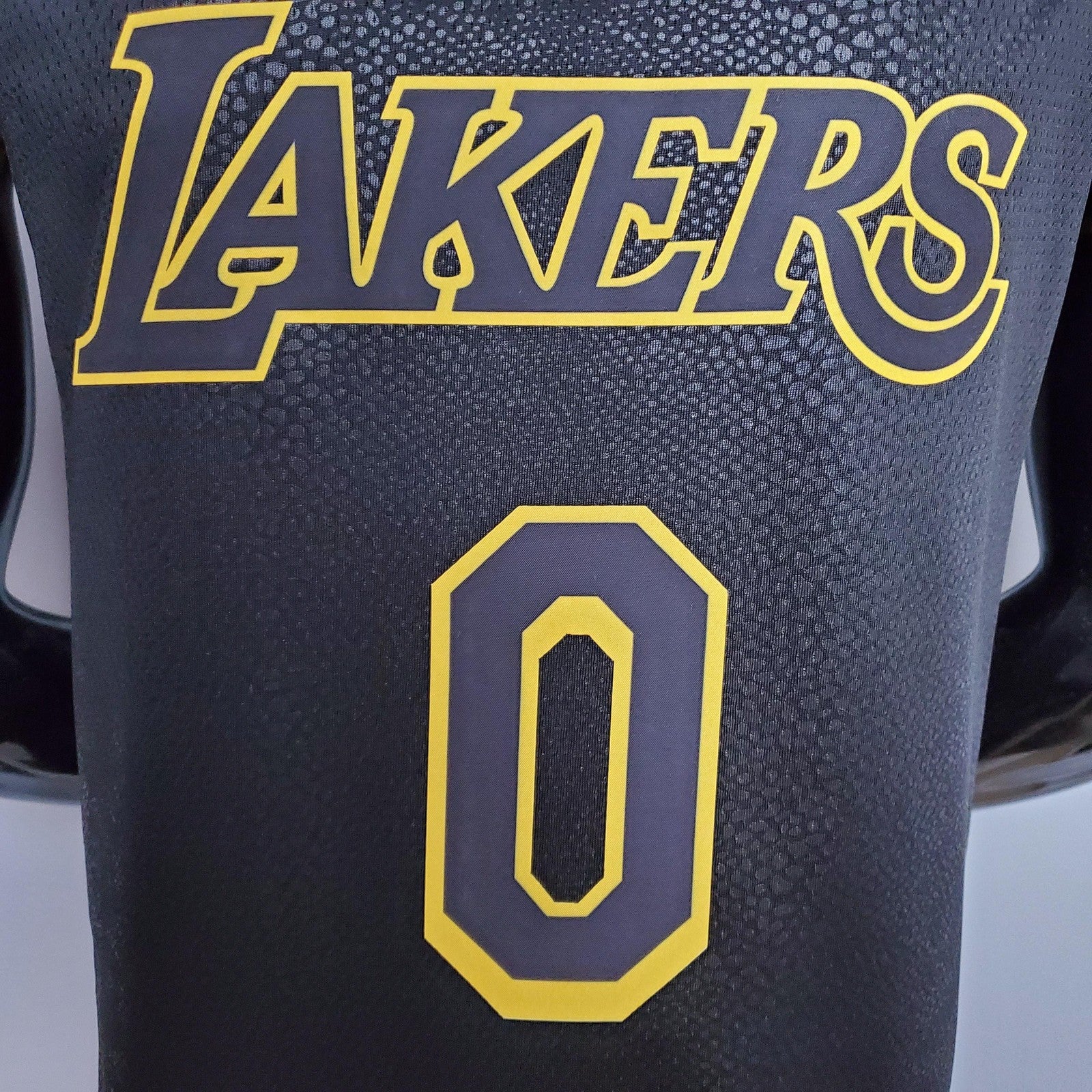New Kuzma #0 Los Angeles Lakers Black Nba Jersey Nike Connect Recognition