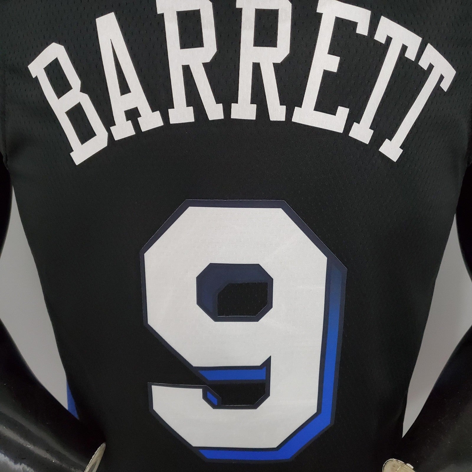 Barrett#9 Knicks City Edition Black Nba Jersey