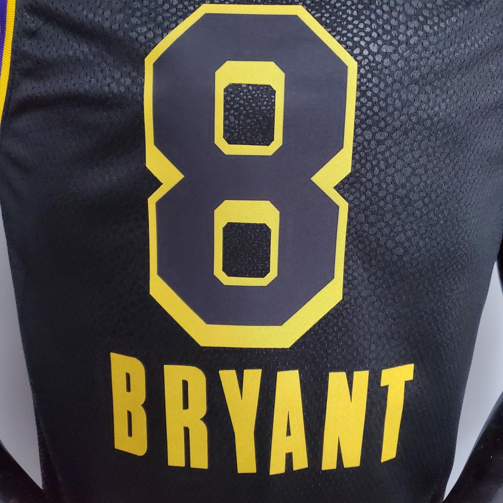 New Bryant #8 Los Angeles Lakers Black Nba Jersey Nike Connect Recognition
