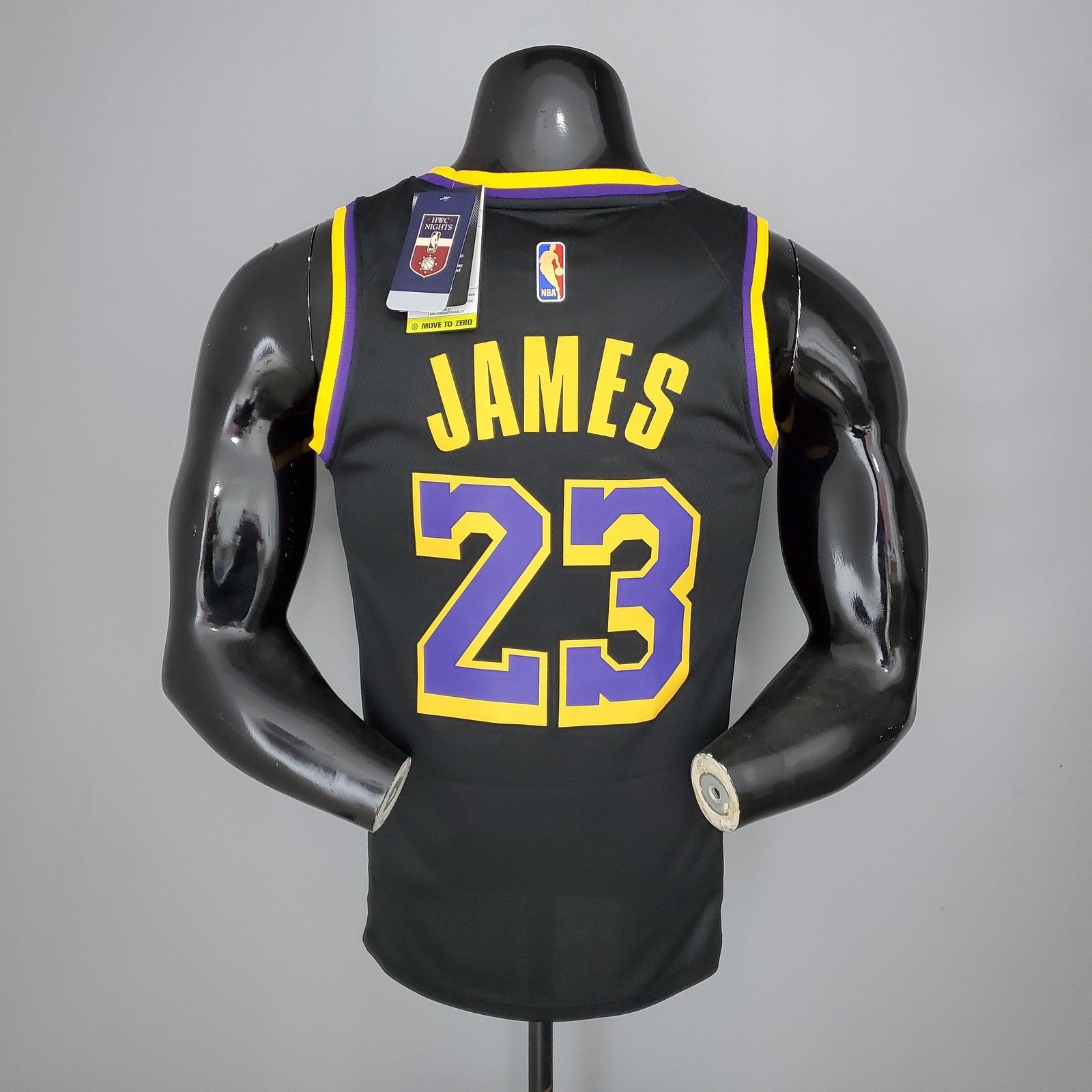 2021 James #23 Los Angeles Lakers Bonus Edition Black Nba Jersey