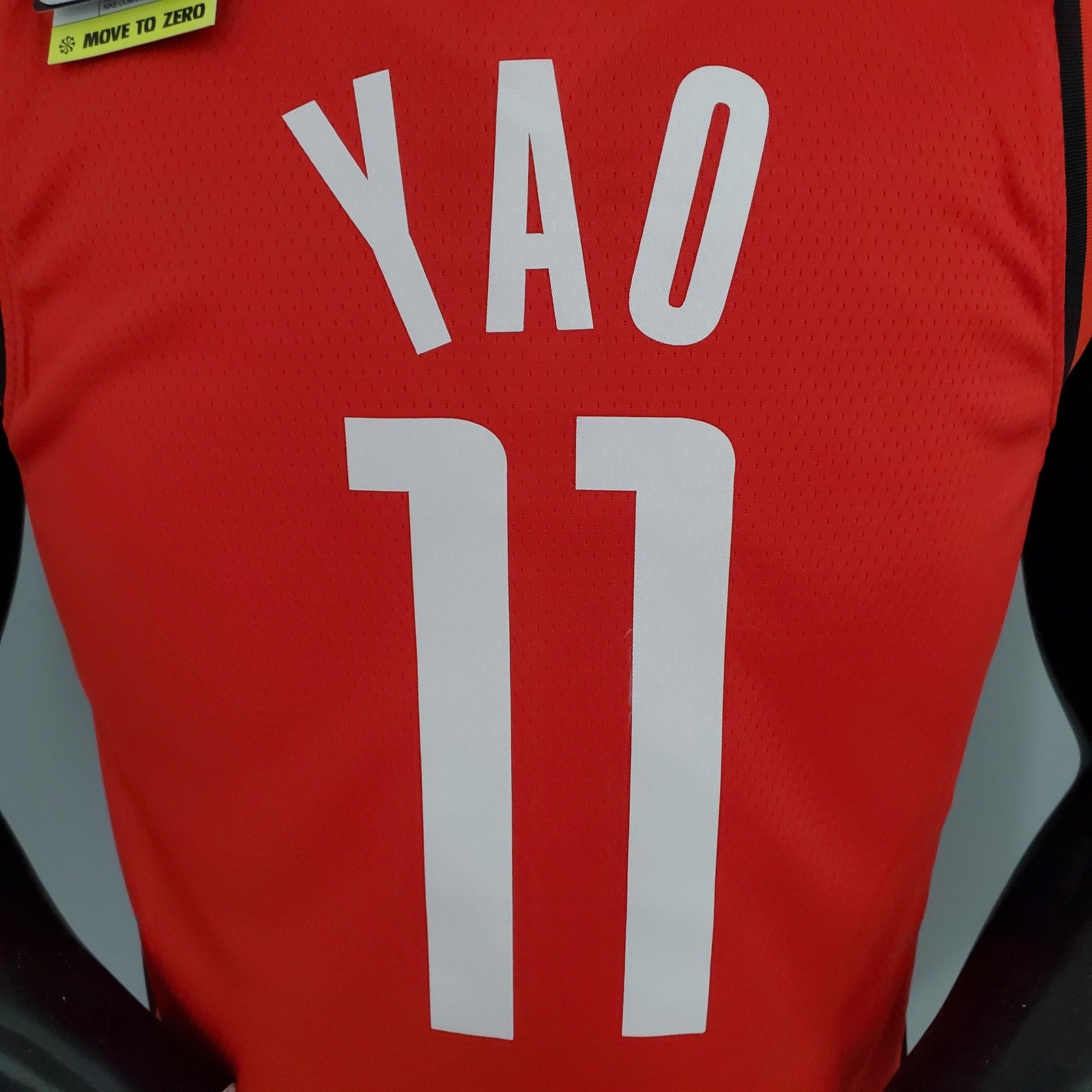2021 Yao#11 Rockets Red Nba Jersey
