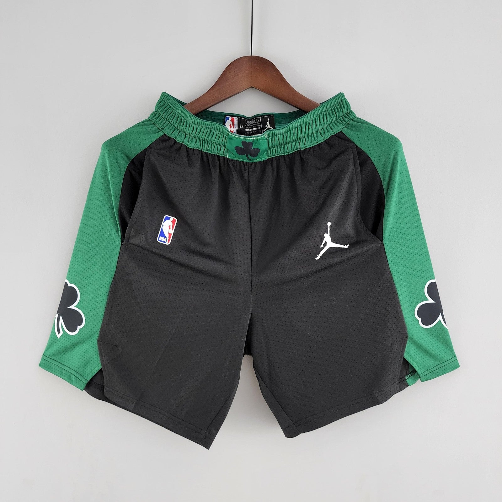 Boston Celtics Nba Shorts Black Green Trim