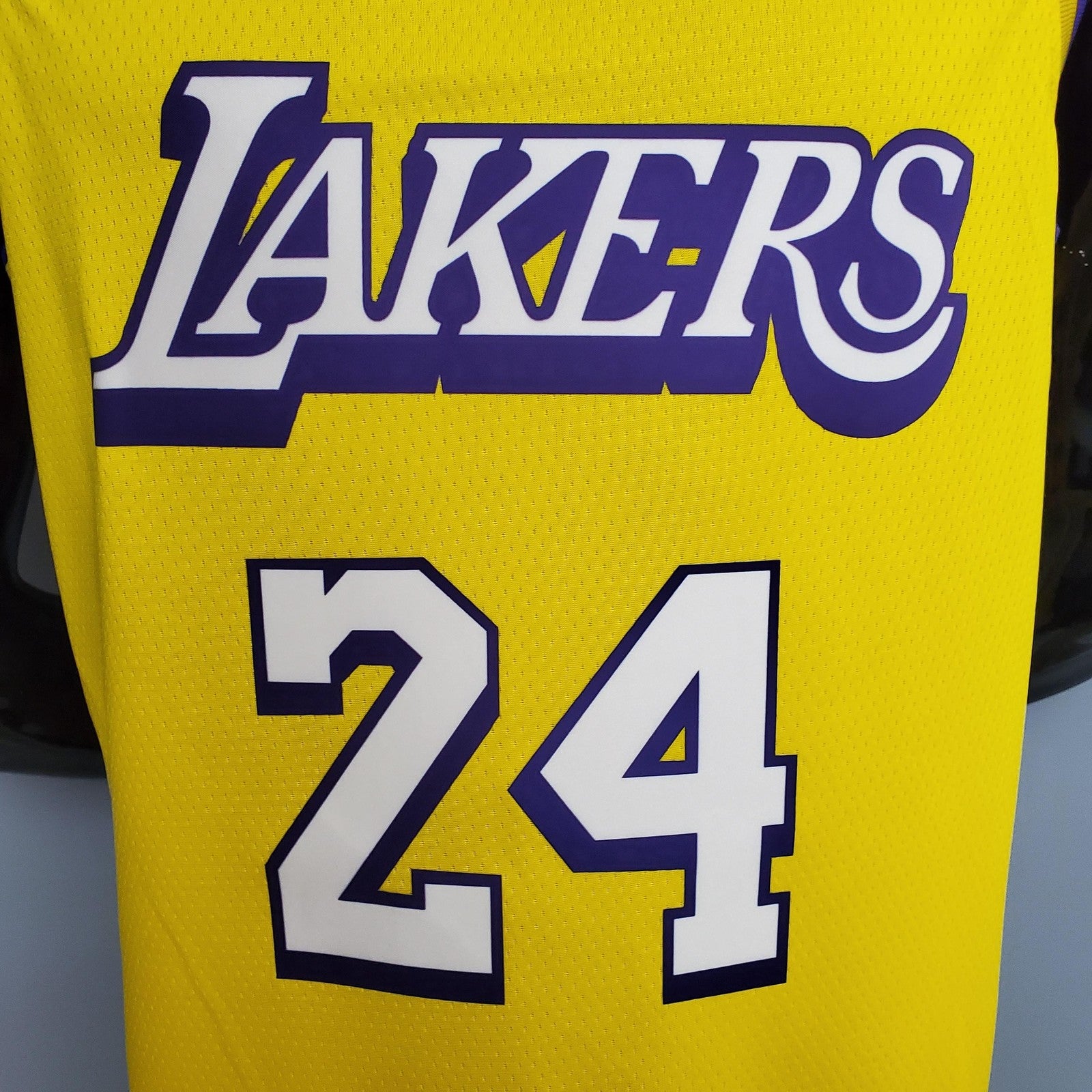 Bryant #24 Lakers V Neck City Edition Yellow Nba Jersey Nike Connect Recognition