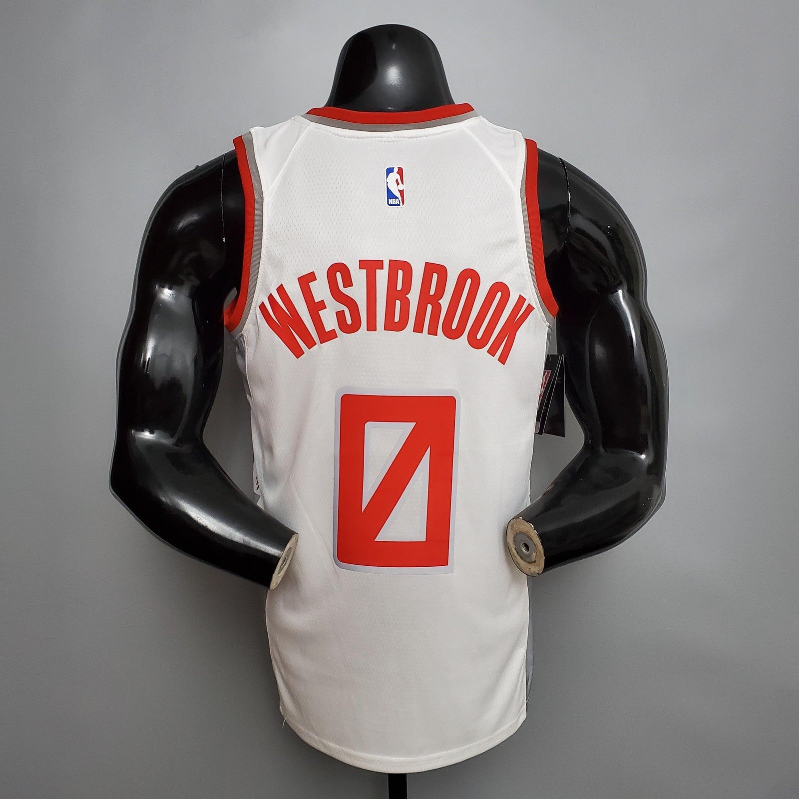 Westbrook#0 Rockets City Edition White Nba Jersey Nike Connect Recognition