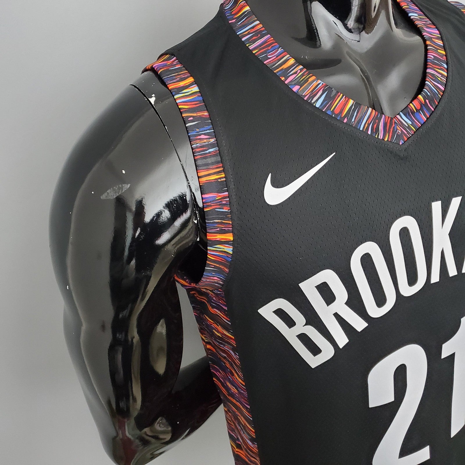 Brooklyn#21 Brooklyn Nets City Version Black Nba Jersey