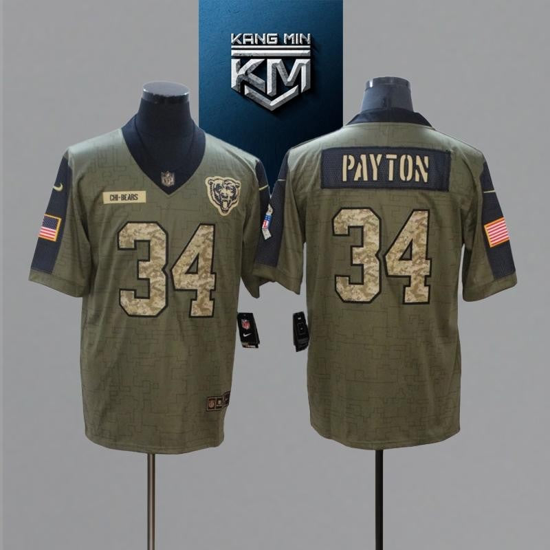 2021 New Tribute Camo Edition Nfl Jersey