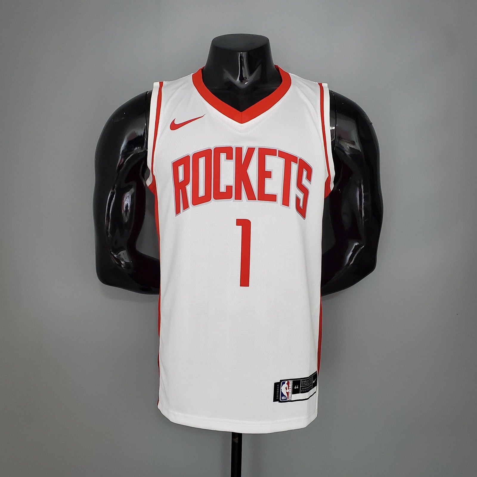 2021 Mcgrady#1 Rockets White Nba Jersey