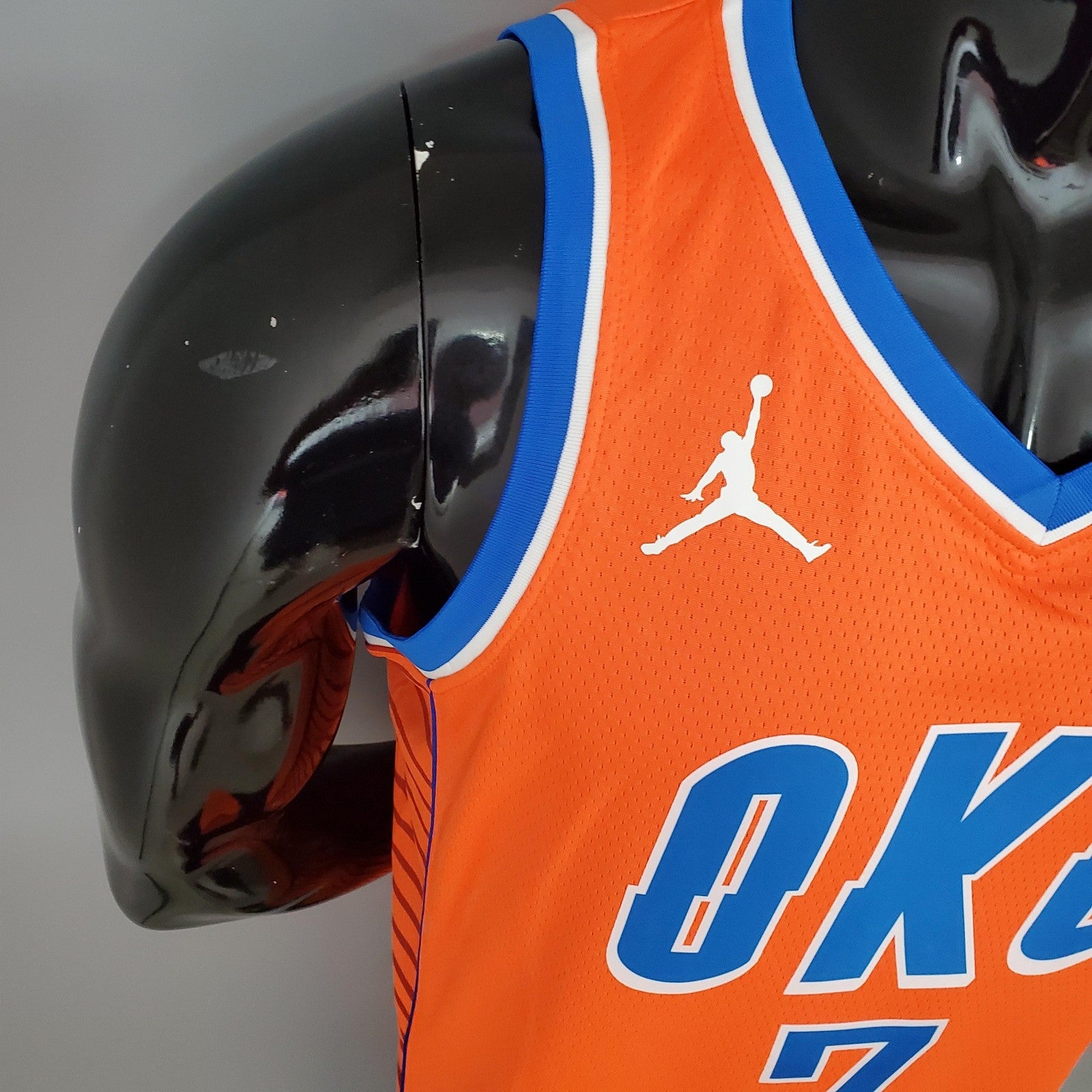 Paul#3 Thunder Jordan Orange Nba Jersey