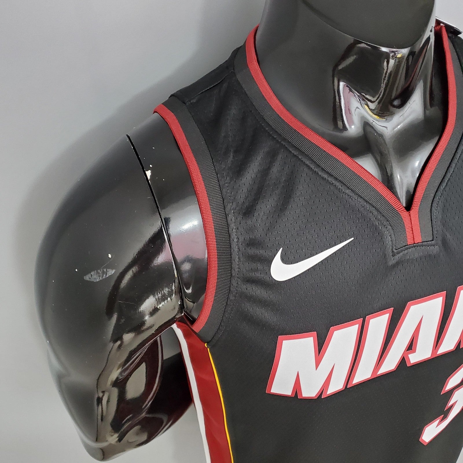 Miami Heat Wade#3 Black Nba Jersey