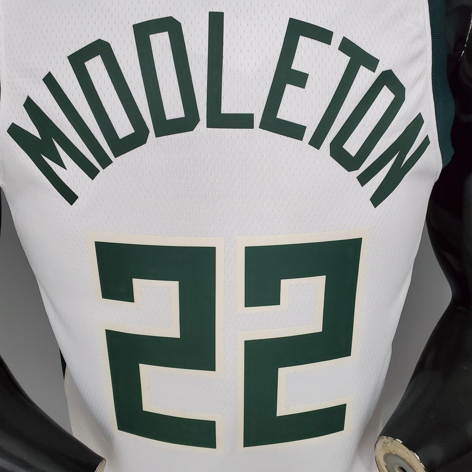 2021 Middleton#22 Bucks Home White Nba Jersey
