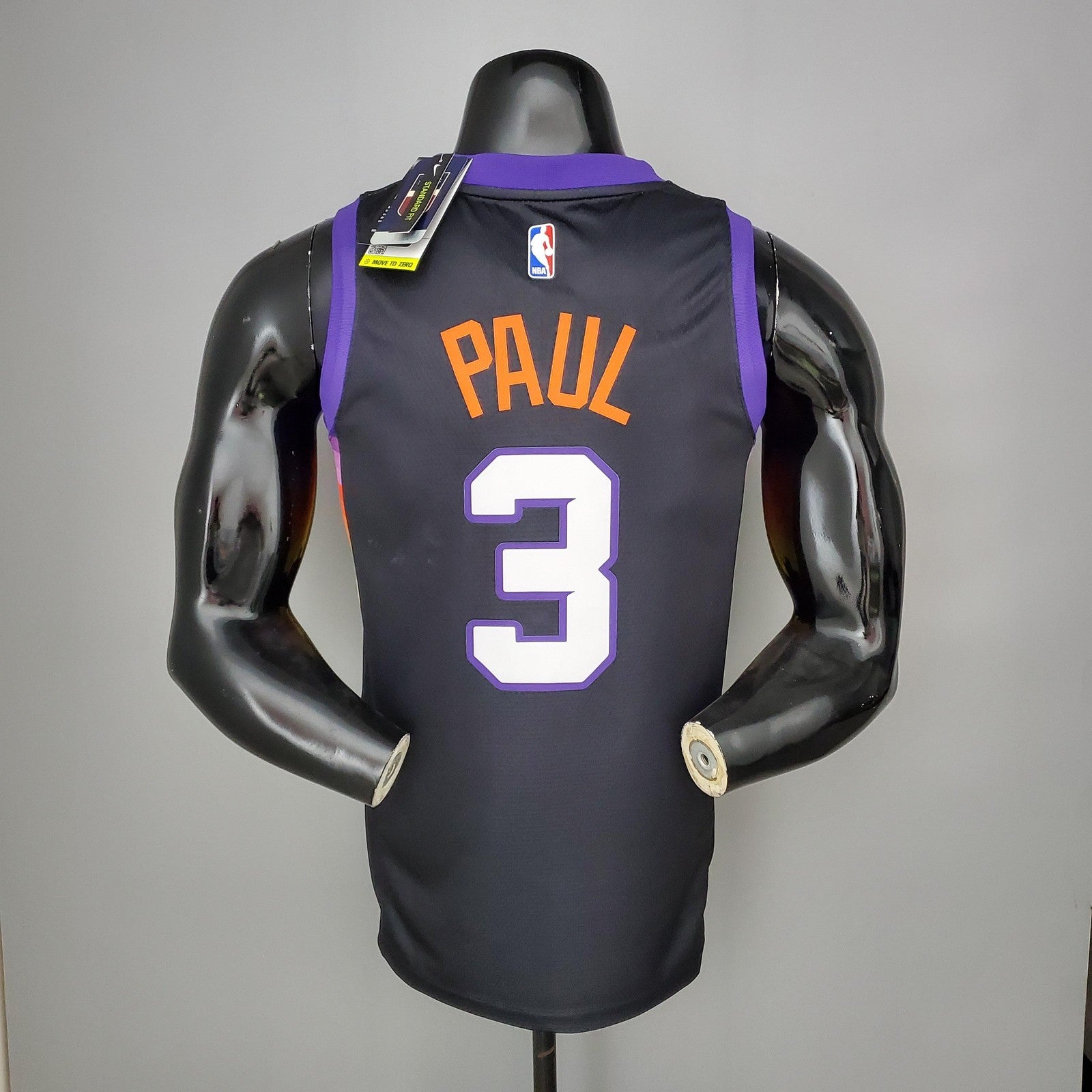 New Paul#3 Suns City Edition Black Nba Jersey