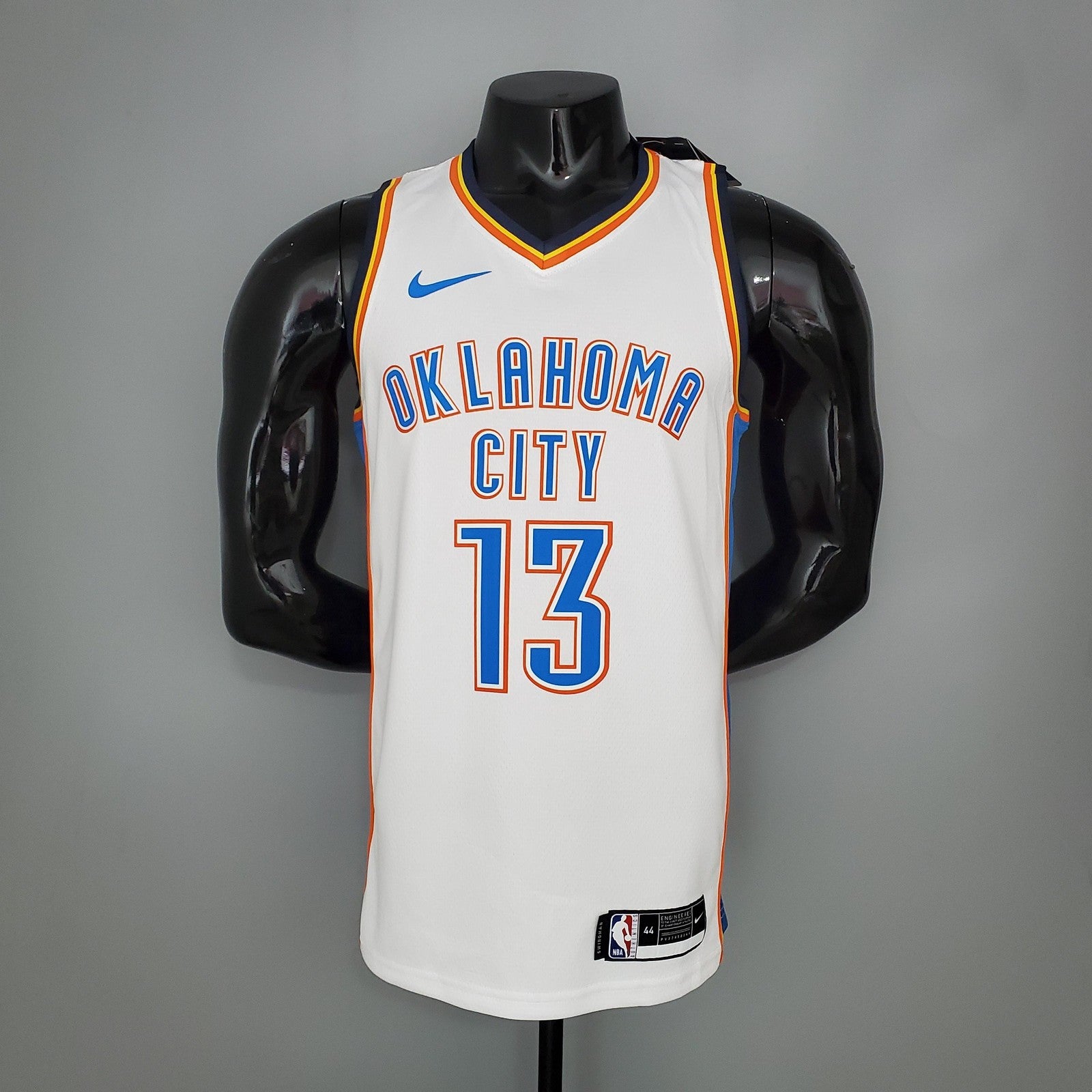 Harden#13 Thunder White Nba Jersey