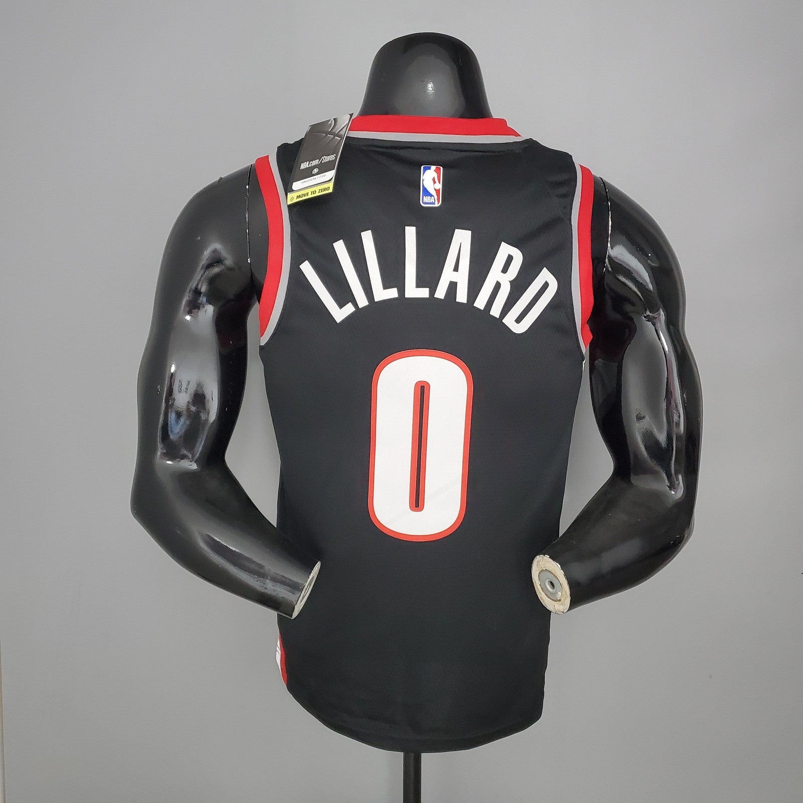 2021 Lillard#0 Trail Blazers Home Black Nba Jersey
