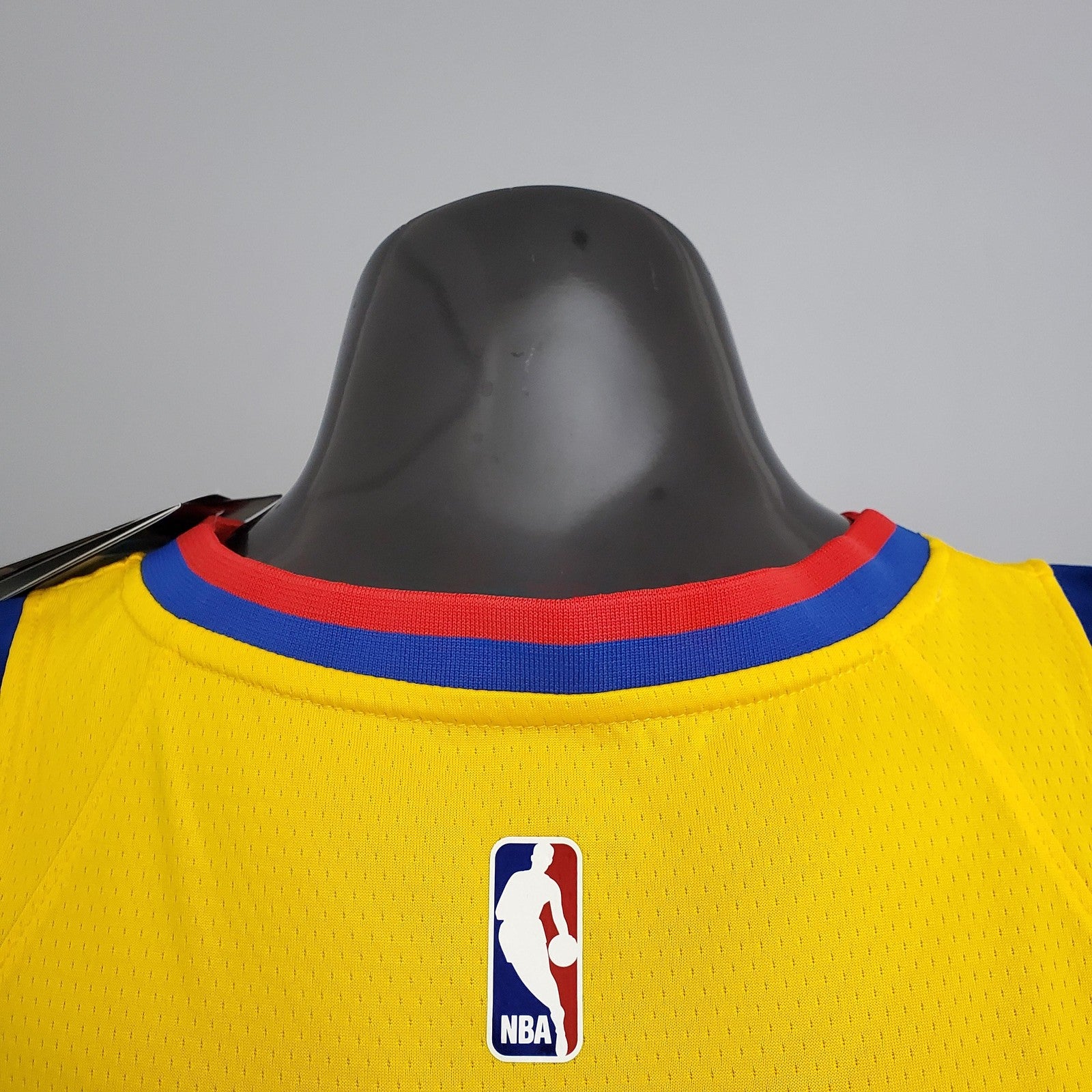 2018 Warriors#30 Chinese Dragon Robe Yellow Nba Jersey